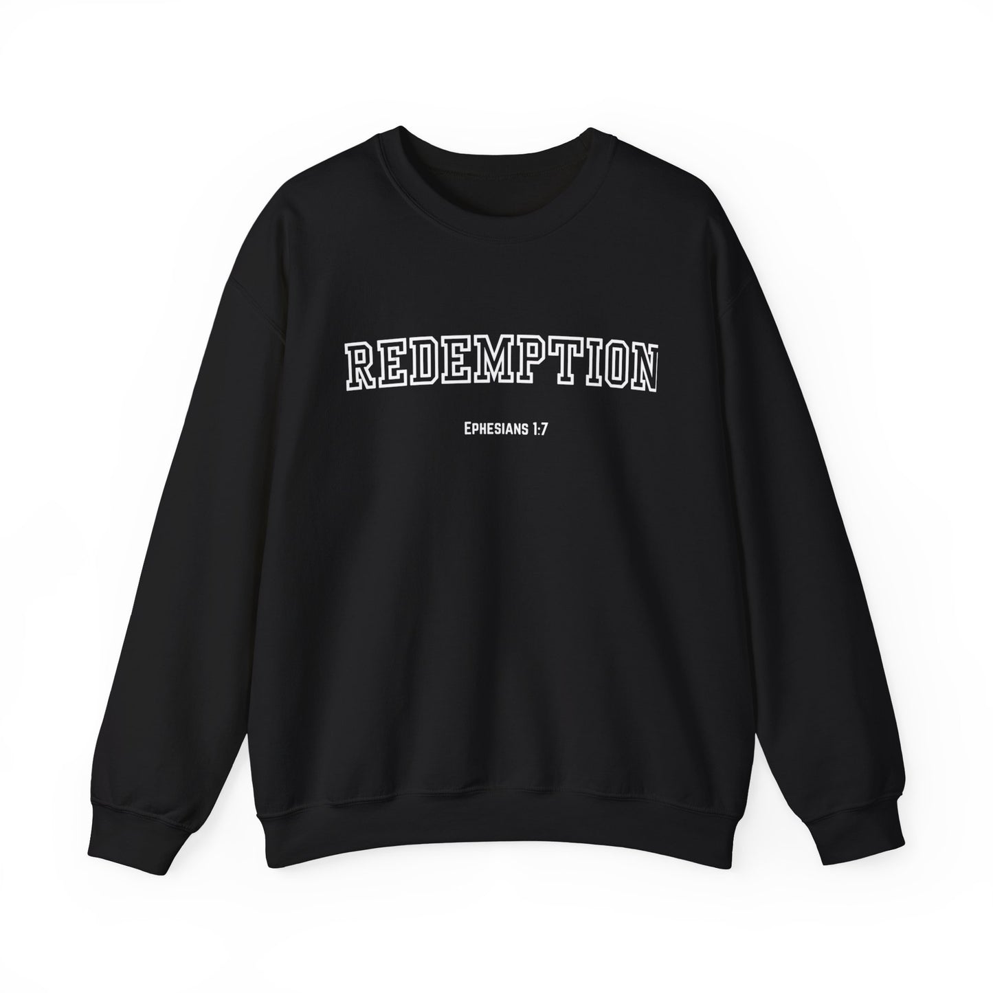 Cozy Redemption Crewneck Sweatshirt - Perfect for Faith-inspired Fashion, Casual Wear, Bible Study, Gift for Friends, Church Events,