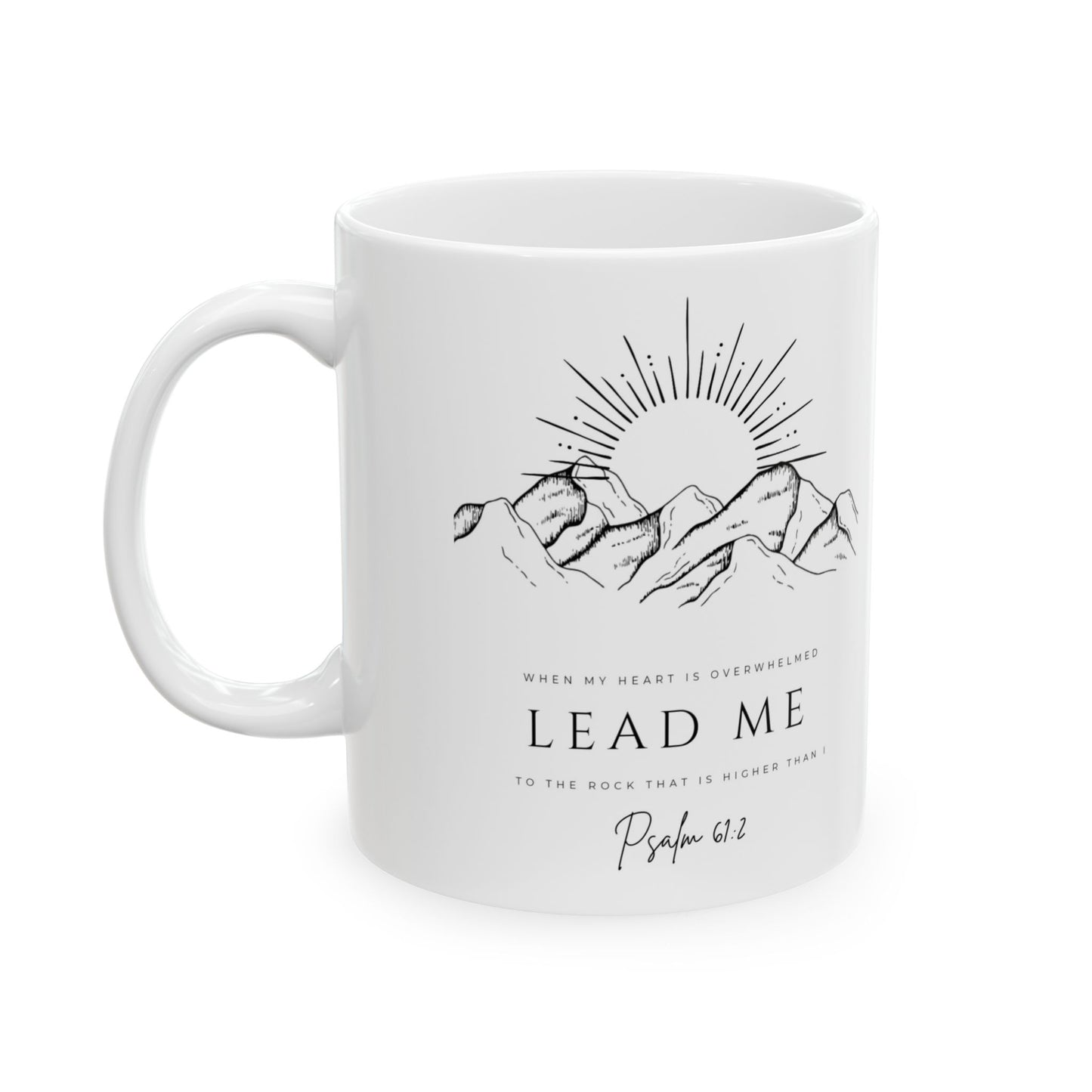 Inspiring Ceramic Mug - Motivational Drinkware, Perfect Gift for Him or Her, Coffee Lovers, Adventurers, Spiritual Gifts, Home Decor