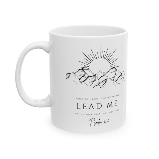 Inspiring Ceramic Mug - Motivational Drinkware, Perfect Gift for Him or Her, Coffee Lovers, Adventurers, Spiritual Gifts, Home Decor