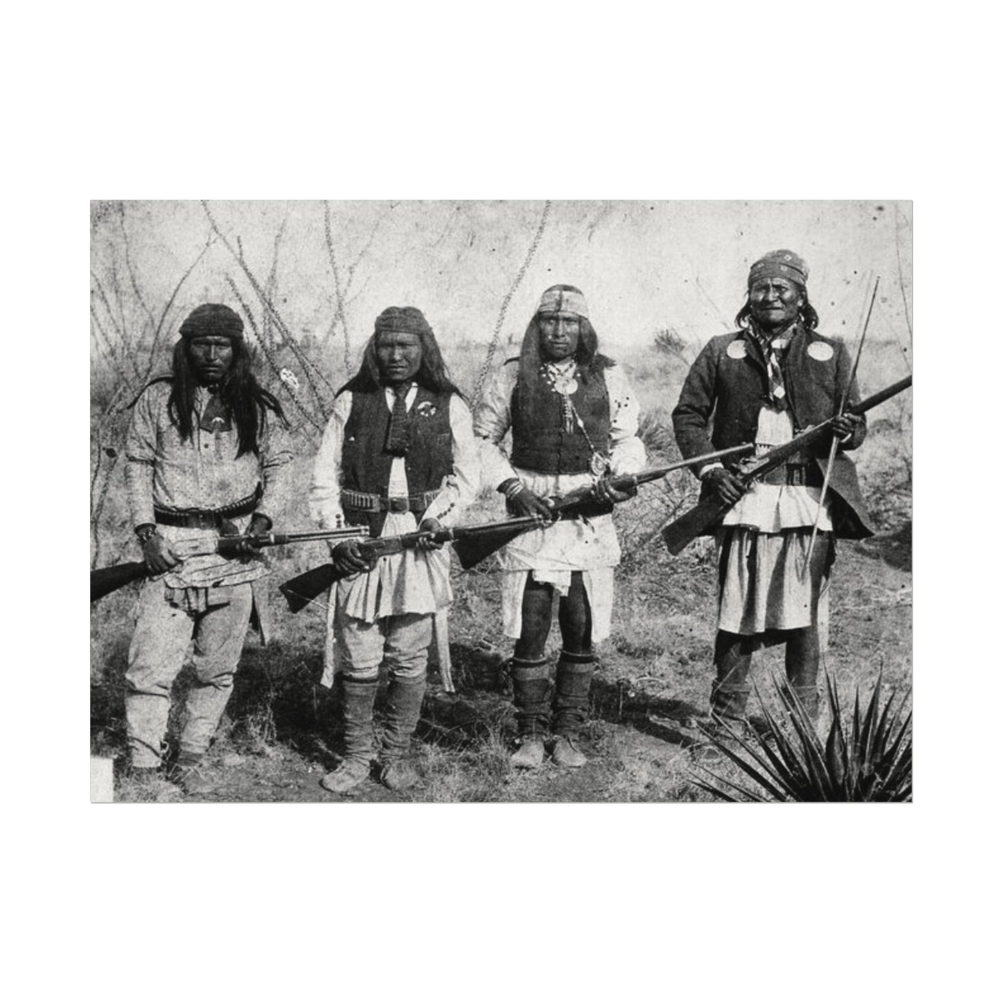 Unspoken Bonds Of Brotherhood– Western Textured Watercolor Matte Posters