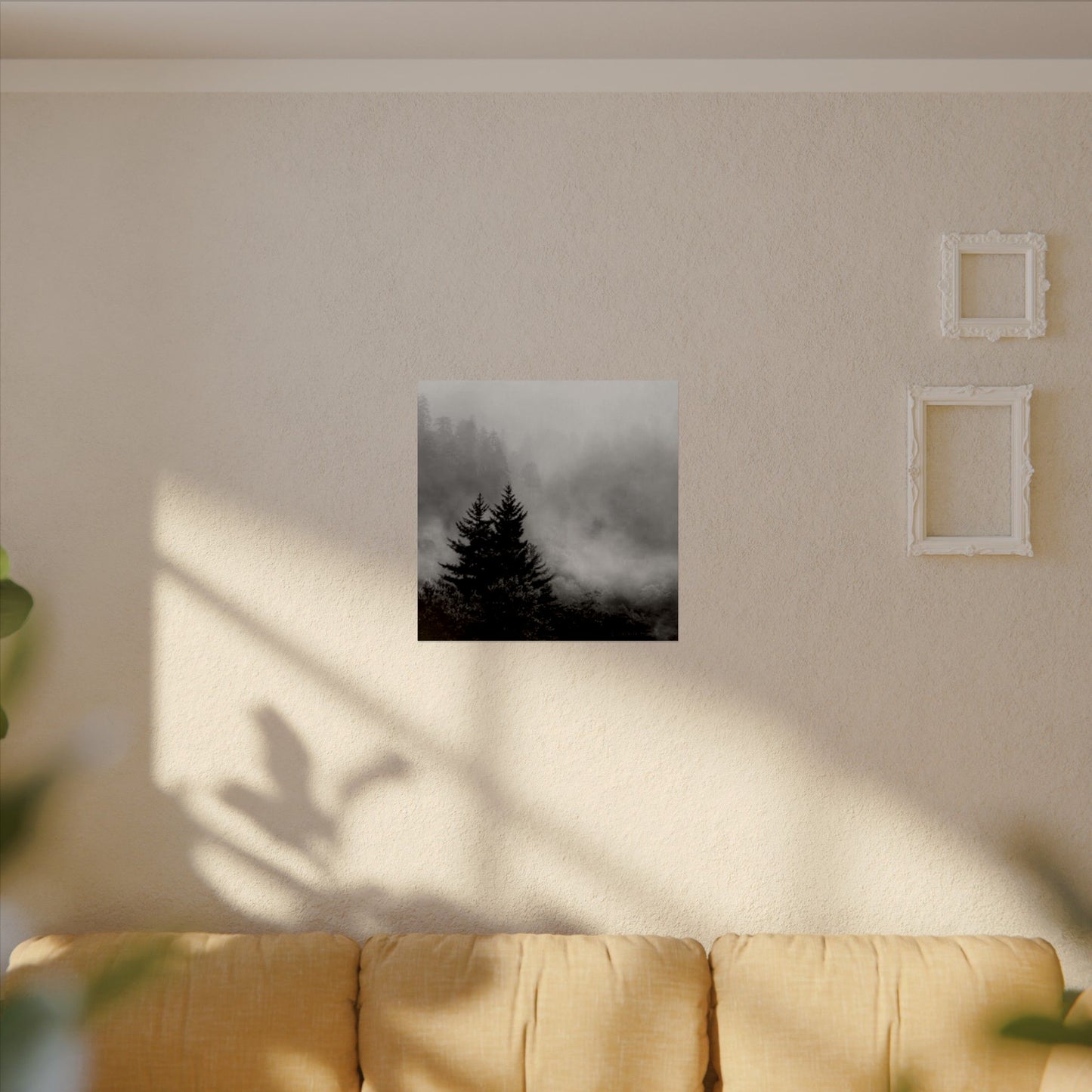 Forrest Through The Pines– Western Textured Watercolor Matte Posters