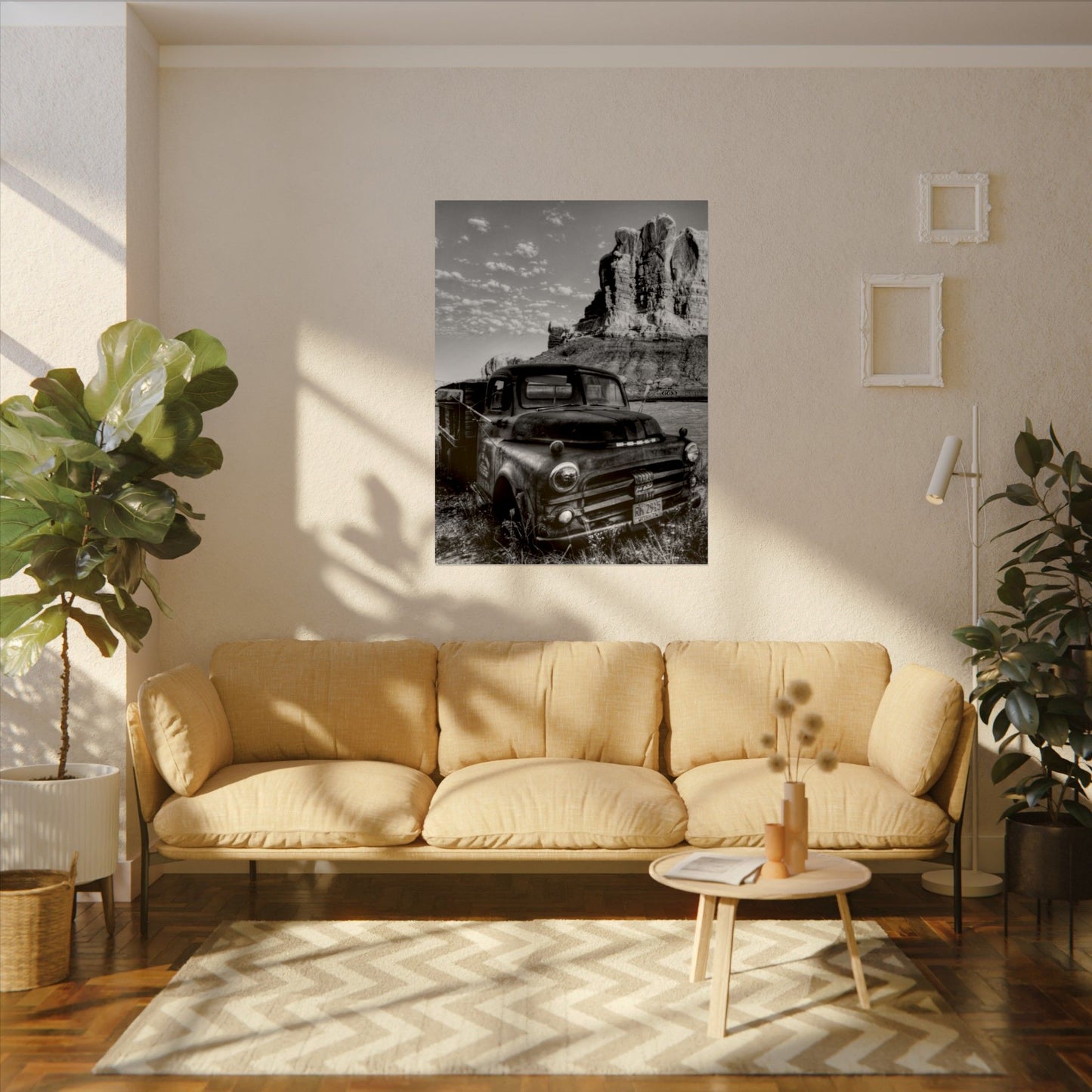 Rust & Wreckage – Western Textured Watercolor Matte Posters