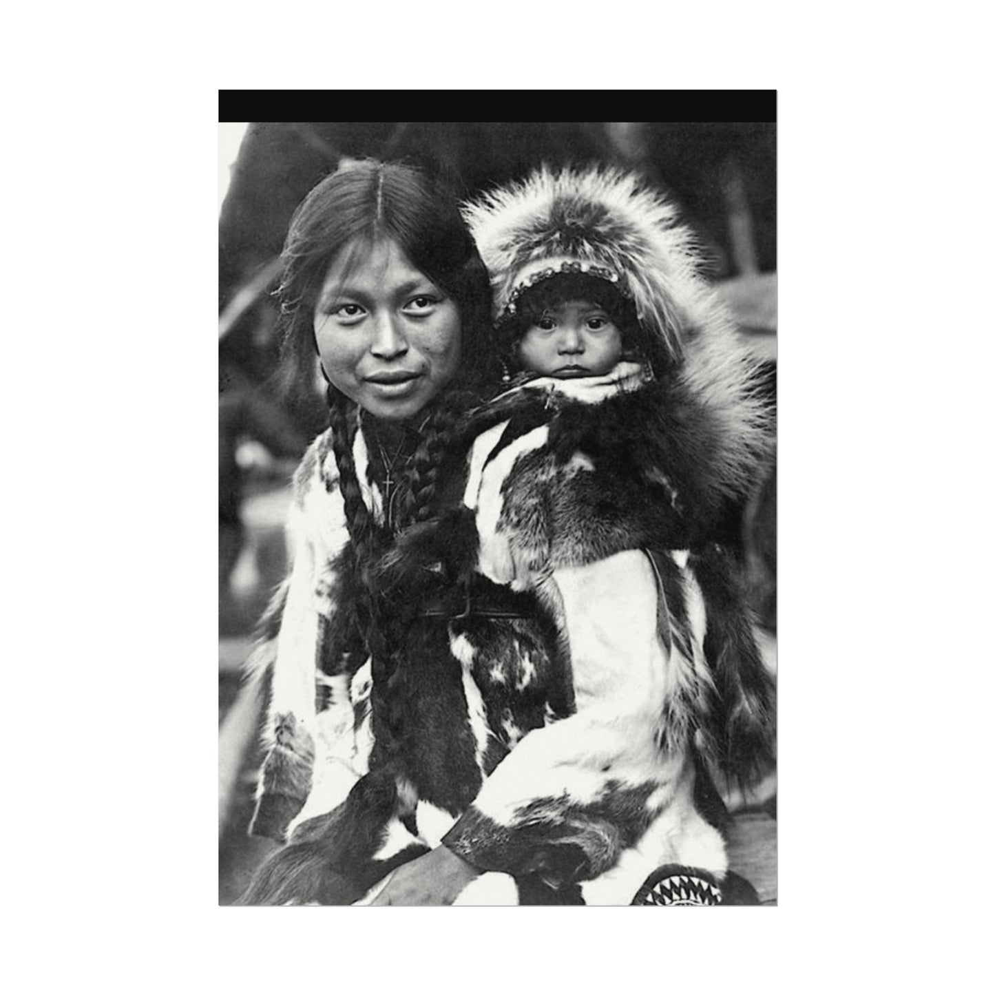 A Mother's Heart – Western Textured Watercolor Matte Posters