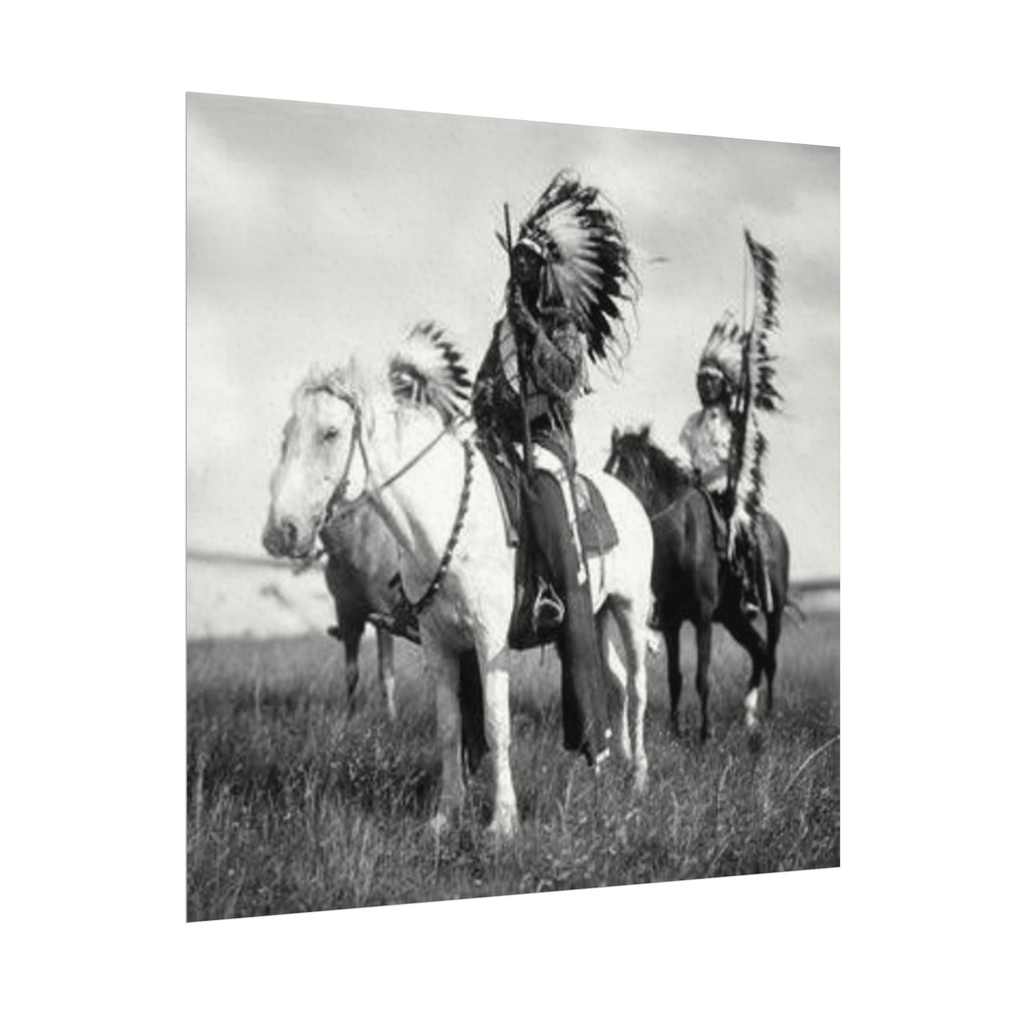 Feathers Of The Forgotten – Western Textured Watercolor Matte Posters