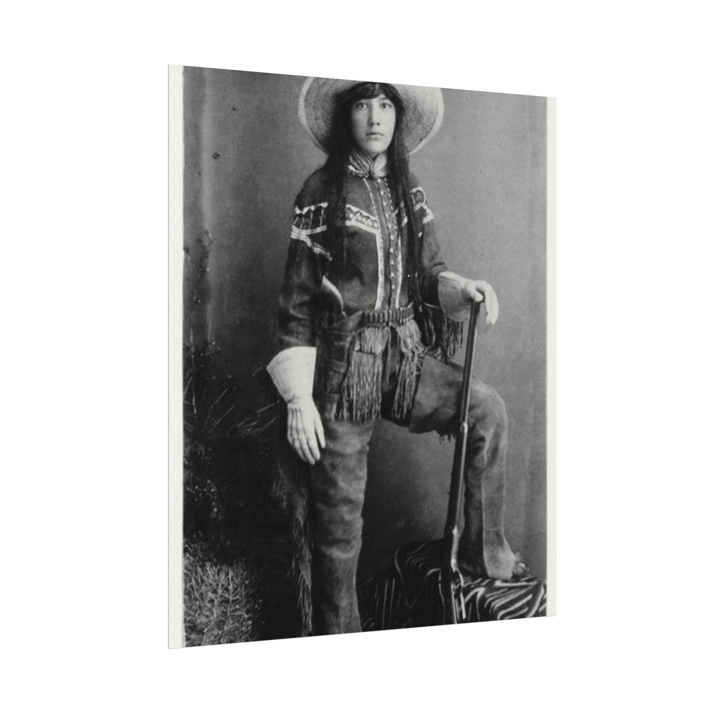 Desert Scout – Western Textured Watercolor Matte Posters