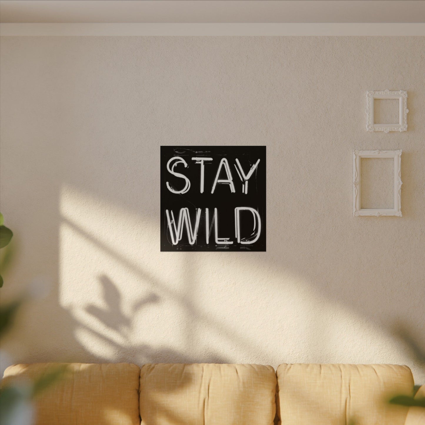 Stay Wild – Western Textured Watercolor Matte Posters