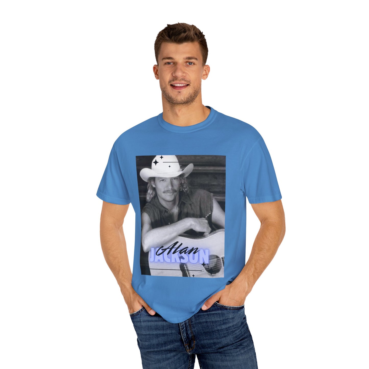 Alan Jackson Retro Country Music Tee, Unisex T-Shirt, Nostalgic Graphic Tee, Gift for Music Lovers, Vintage Style Shirt