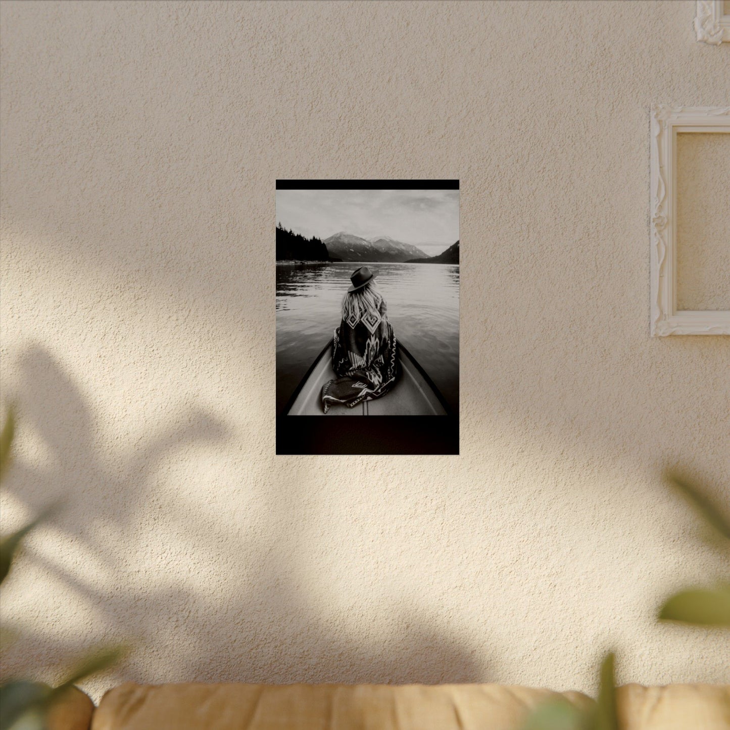 He Leads Me Beside Still Waters – Western Textured Watercolor Matte Posters