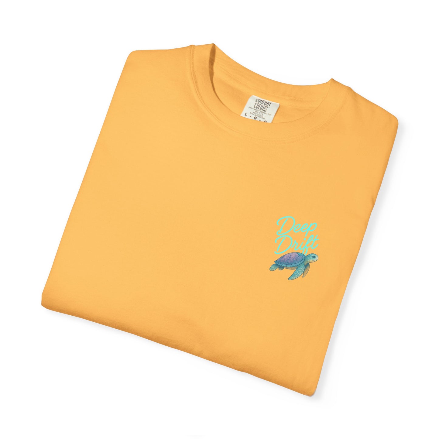 Turtle Deep Drift T-shirt, Hooked Horizon Co, Angler Gifts