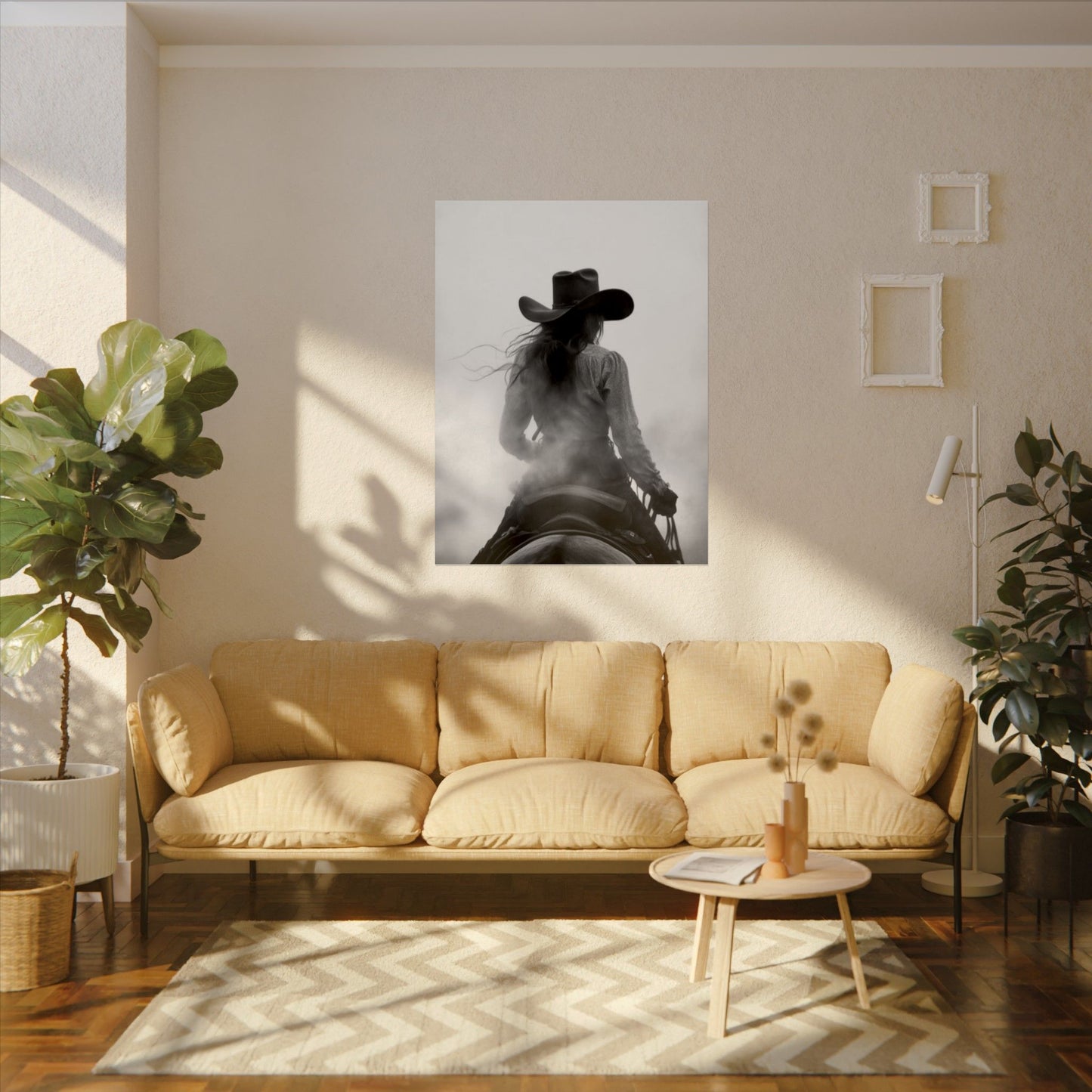 Whispers In The Dust– Western Textured Watercolor Matte Posters