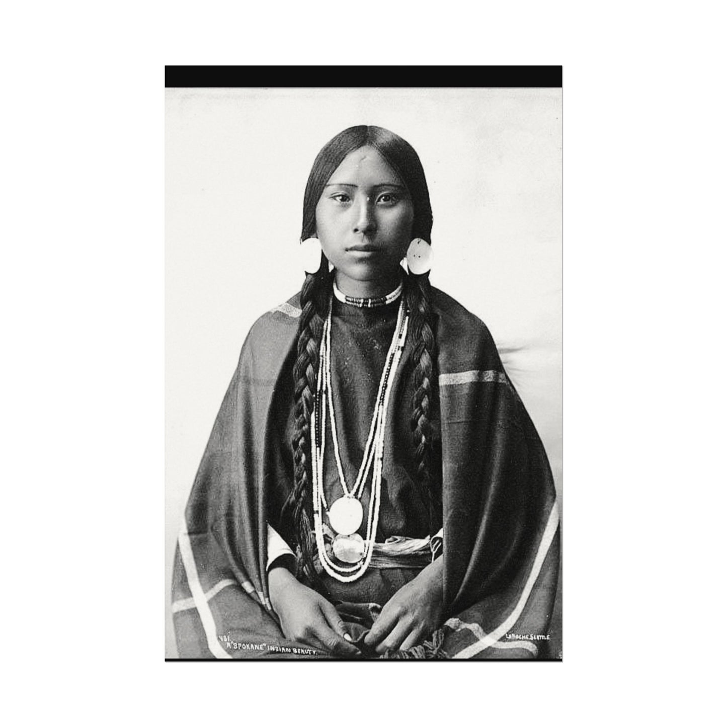 1915 Spokane Beauty – Western Textured Watercolor Matte Posters