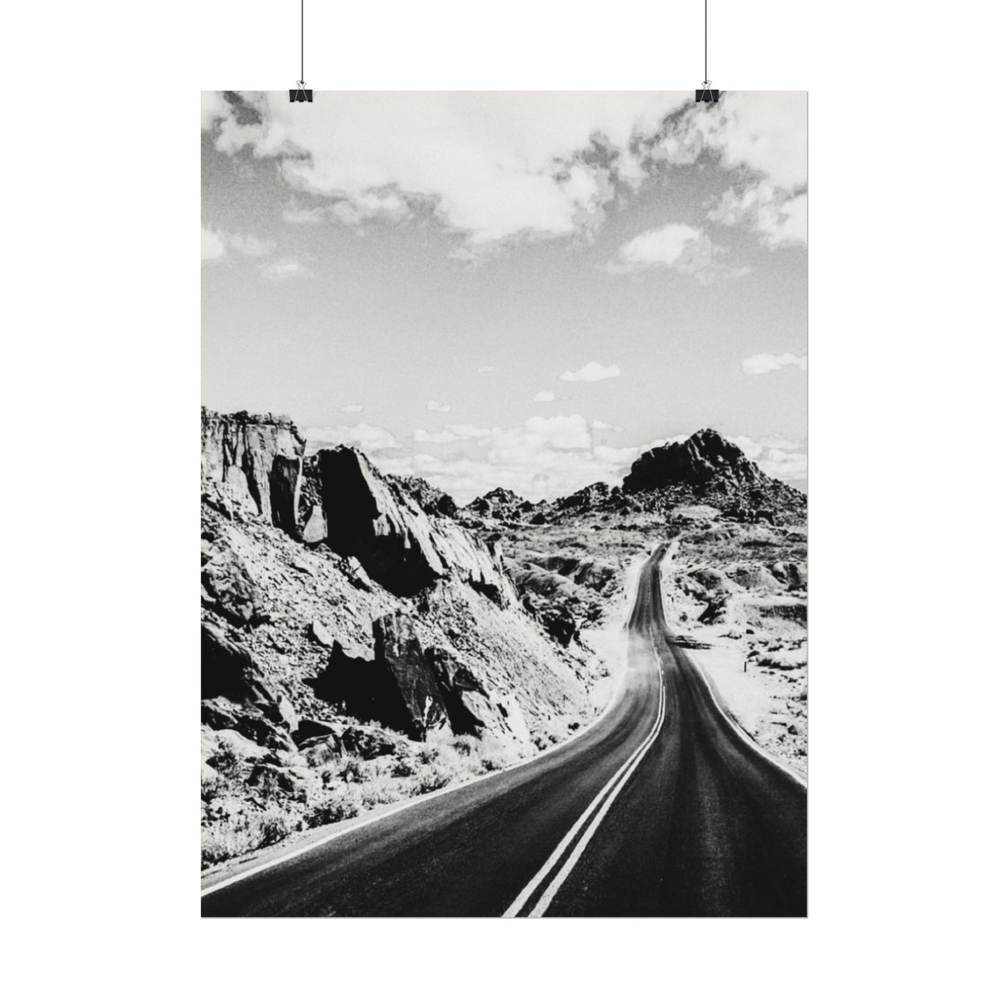 Adventure Awaits On The Open Road Textured Watercolor Matte Posters