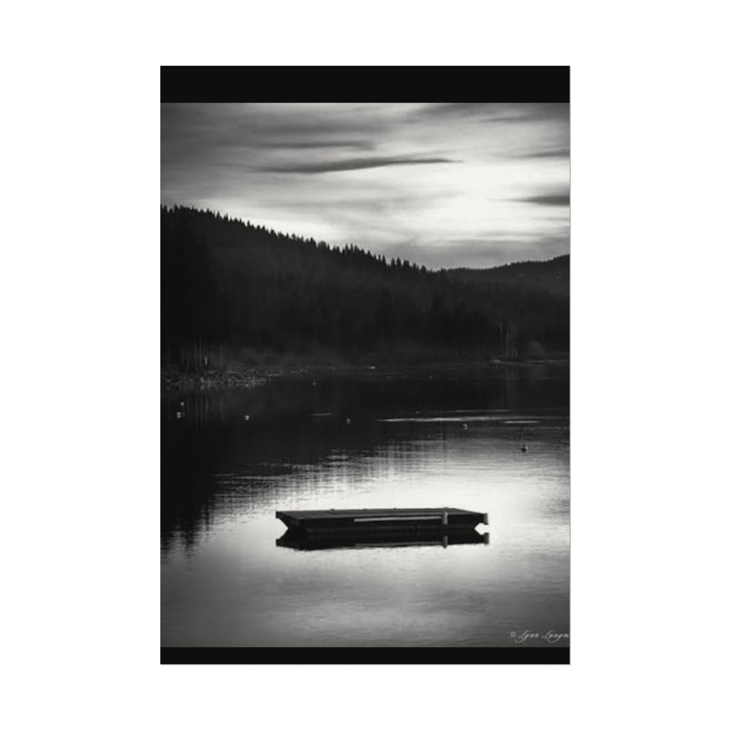 He Leads Me Beside Still Waters – Western Textured Watercolor Matte Posters