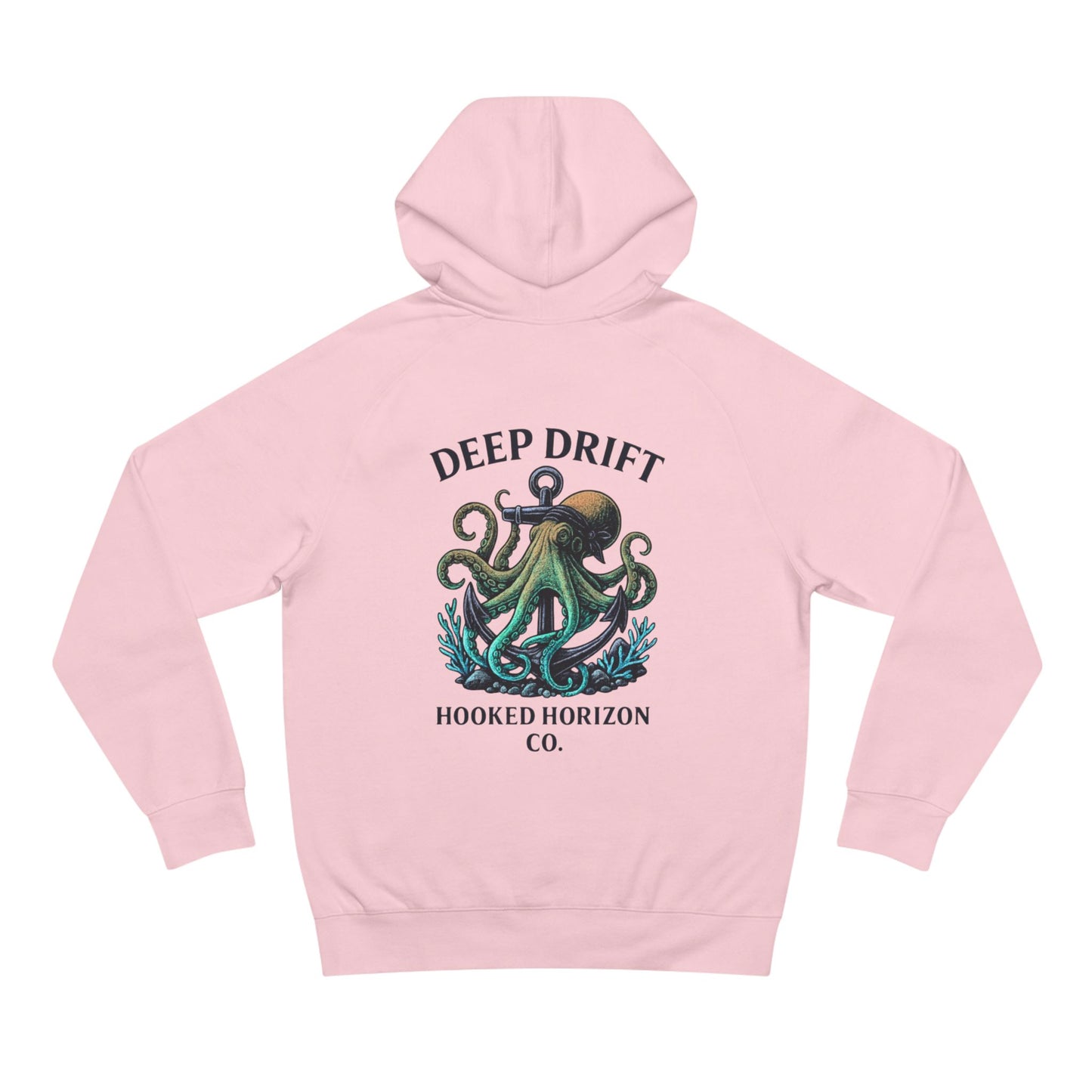 Deep Drift Octopus Unisex Hoodie, Cozy Sweatshirt, Ocean-Themed Apparel, Gift for Sea Lovers, Adventure Wear, Casual Fashion