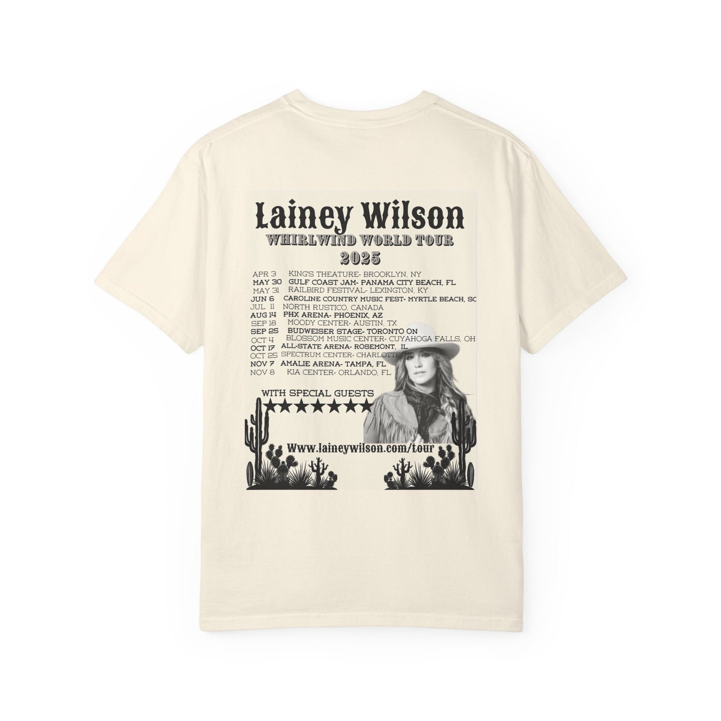 Desert Vibes Graphic Lainey T-Shirt, Boho Style Tee, Music Lover Shirt, Unisex Vintage Tee, Perfect Gift for Festivals & Concerts