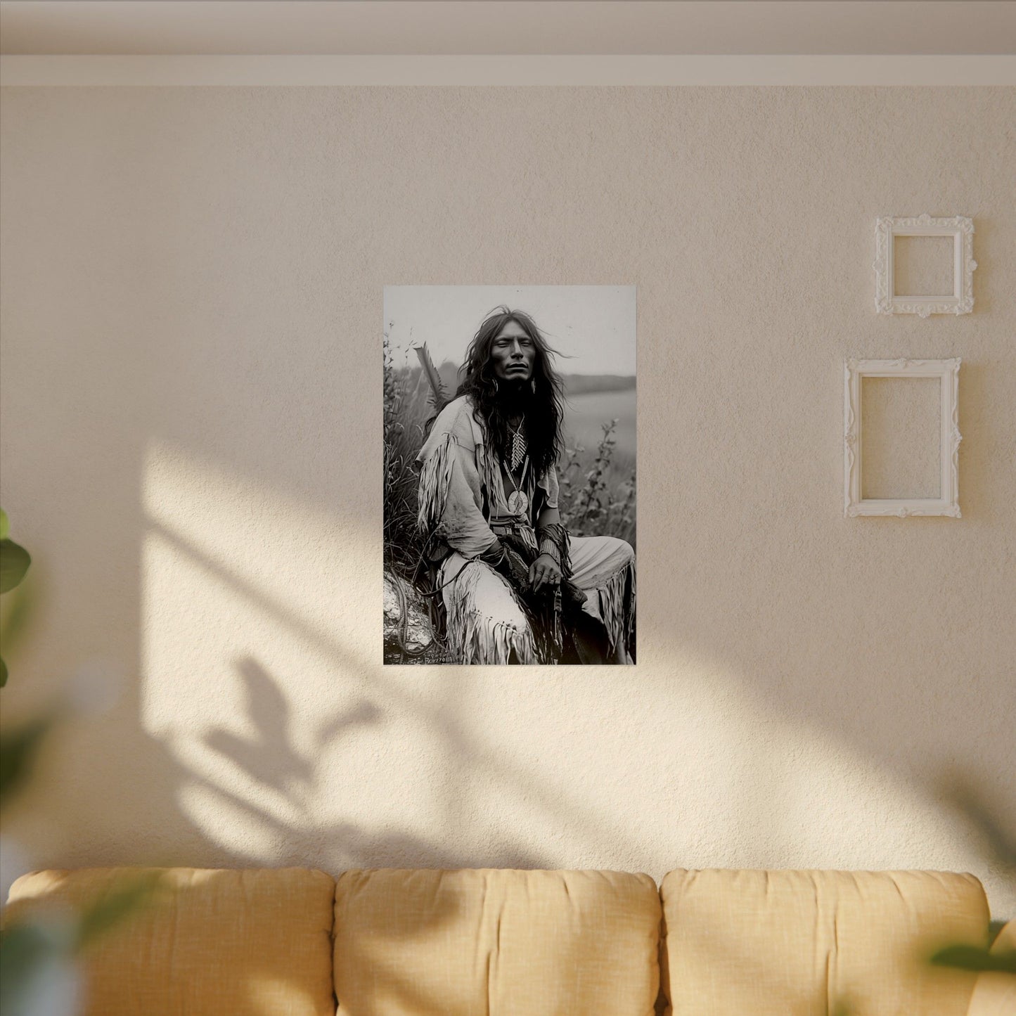 Mother Earths Guardian – Western Textured Watercolor Matte Posters