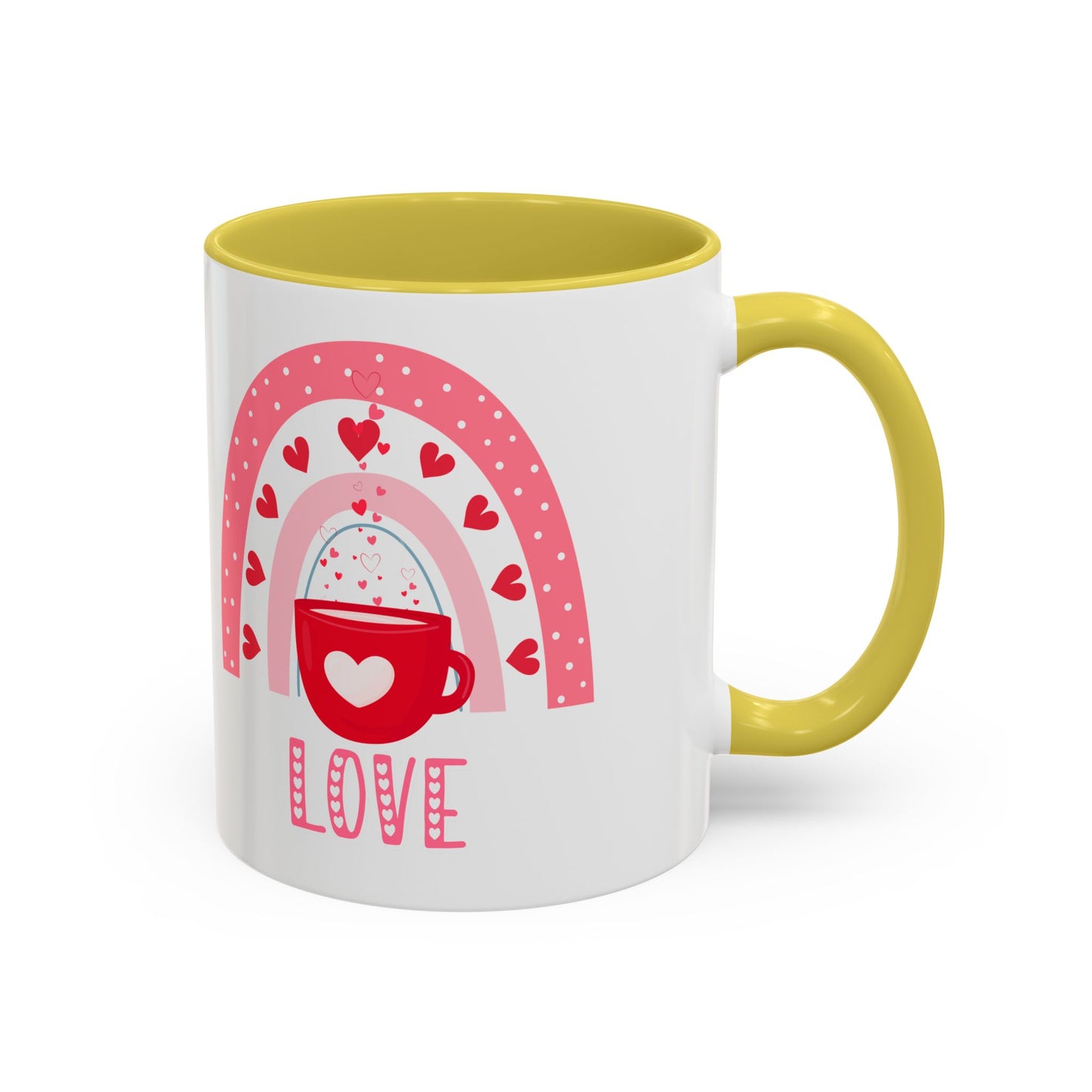 Rainbow Love Mug - Perfect for Valentine's Day, Couples, Self-Care, Gift for Her, Coffee Lovers