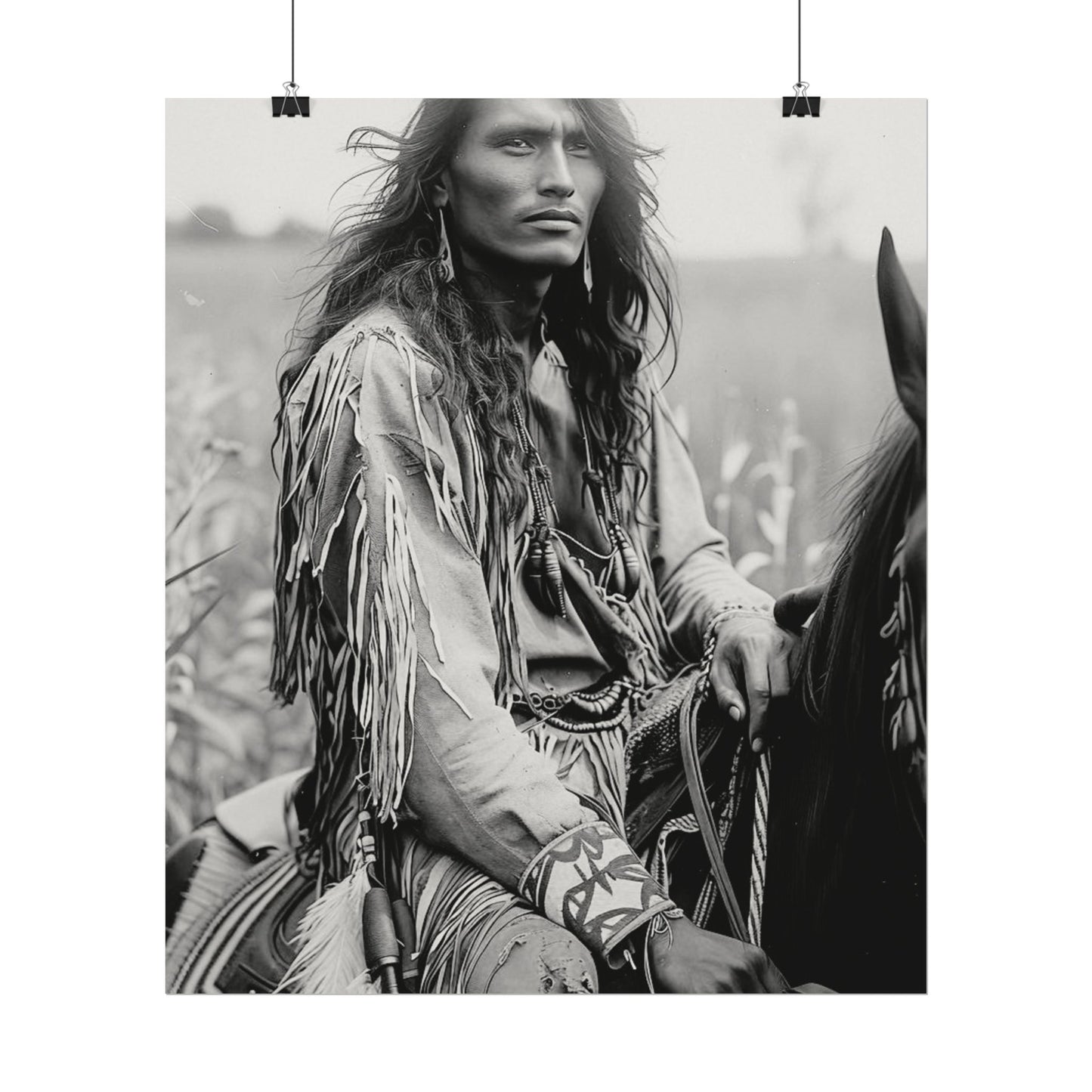 The Last Watchman– Western Textured Watercolor Matte Posters