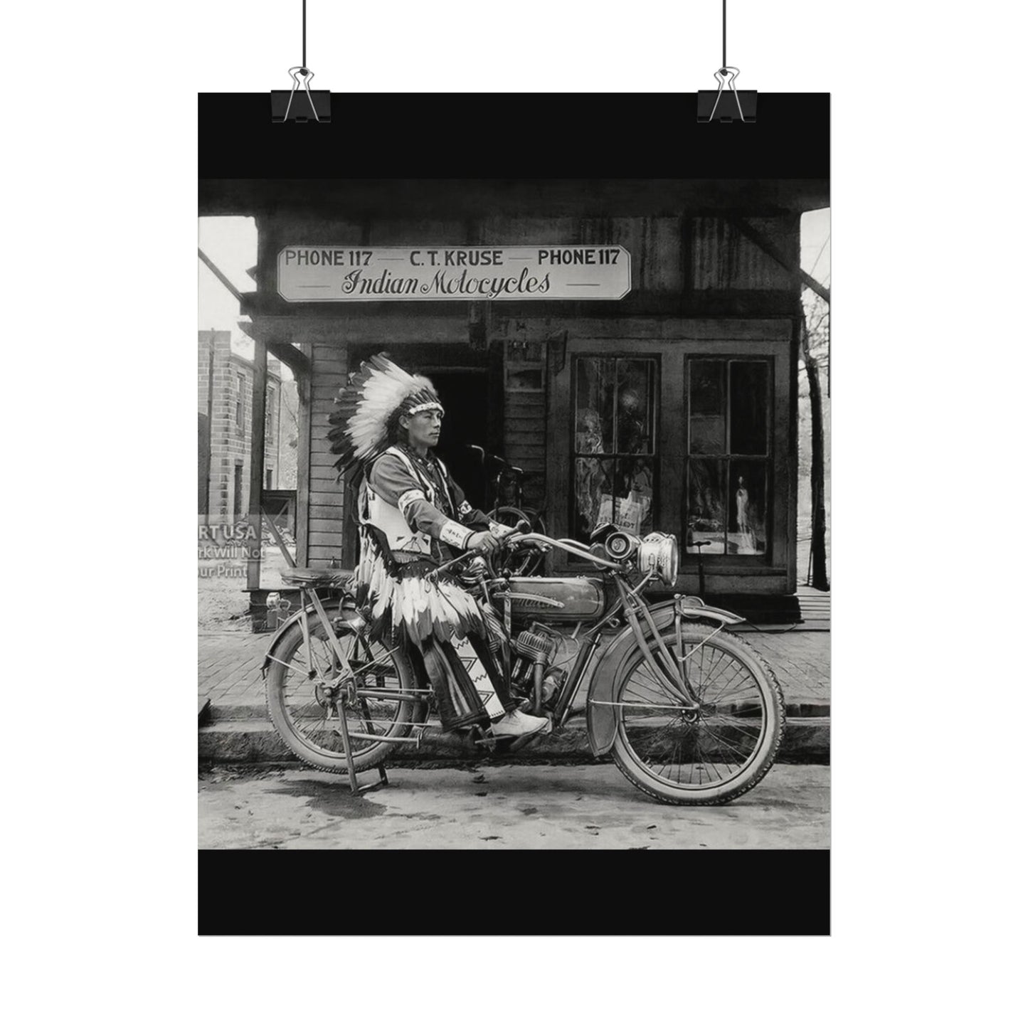 Metal Horse – Western Textured Watercolor Matte Posters