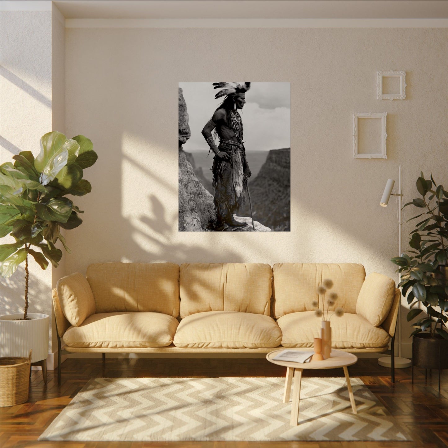 Sacred Horizons – Western Textured Watercolor Matte Posters