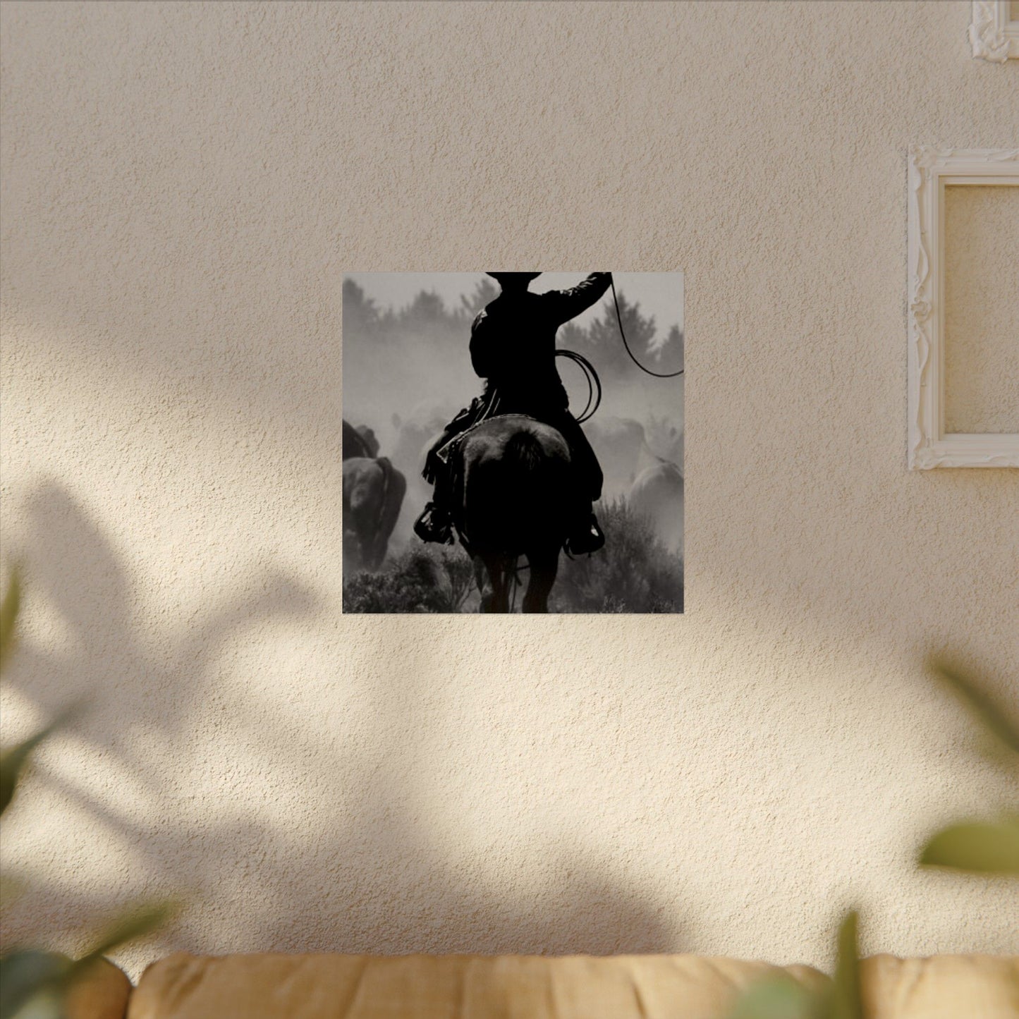 Bones Of The West  – Western Textured Watercolor Matte Posters