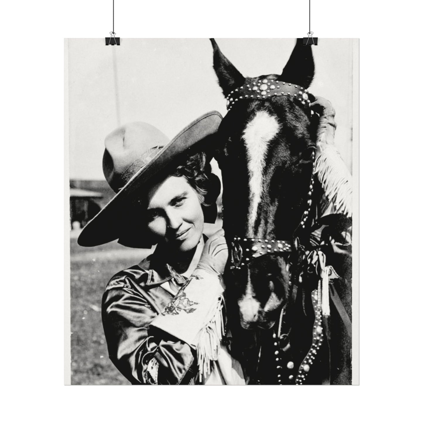 Steadfast Devotion – Western Textured Watercolor Matte Posters