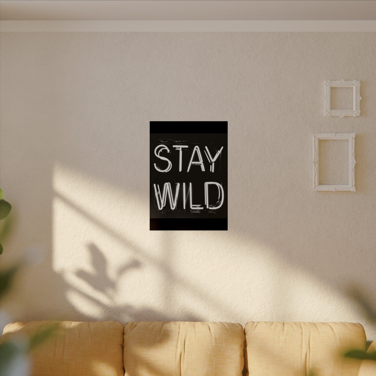 Stay Wild – Western Textured Watercolor Matte Posters