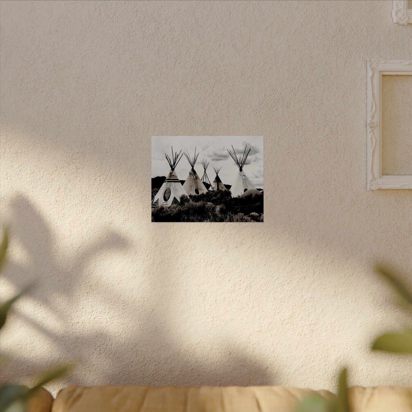 Echos Of The Plains– Western Textured Watercolor Matte Posters