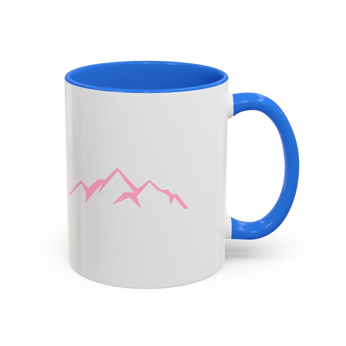 Mountain Vibes Mug | Colorful Coffee Mug | Artistic Drinkware | Gift for Nature Lovers | Hiking, Adventure, Pink Mountains