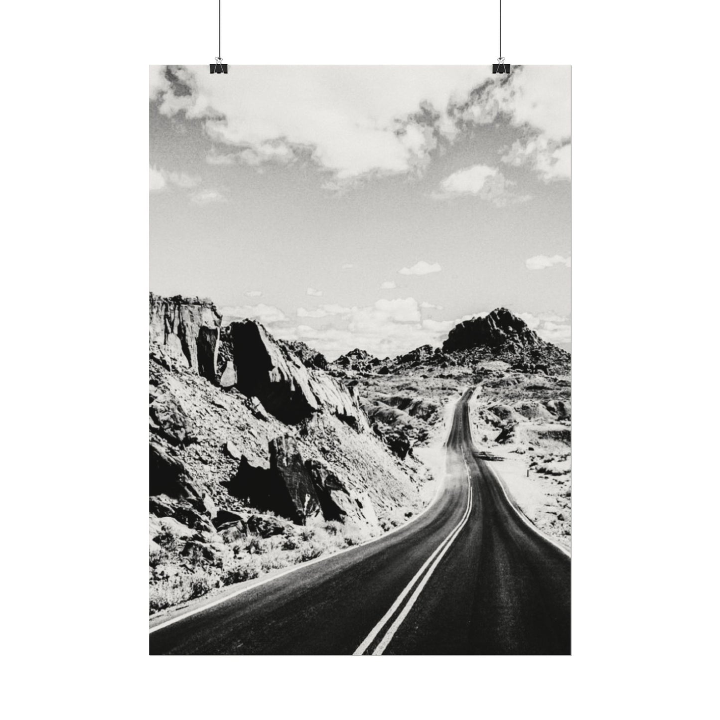 Adventure Awaits On The Open Road Textured Watercolor Matte Posters