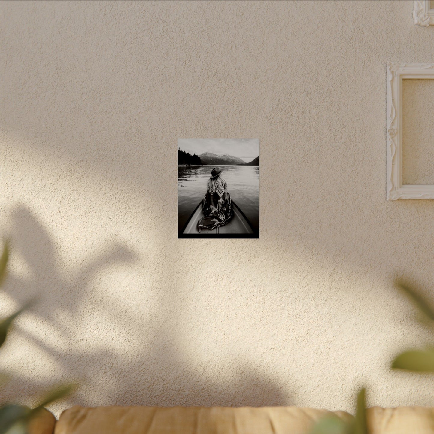 He Leads Me Beside Still Waters – Western Textured Watercolor Matte Posters