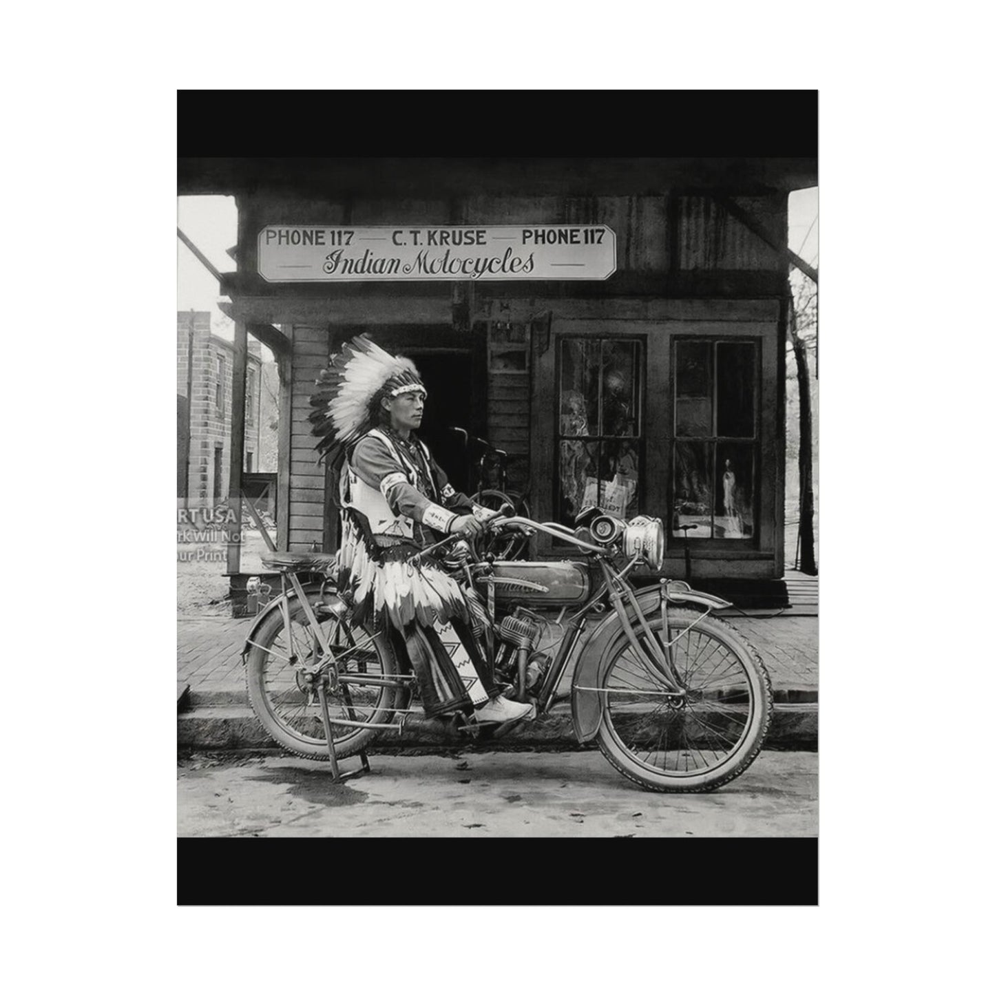 Metal Horse – Western Textured Watercolor Matte Posters