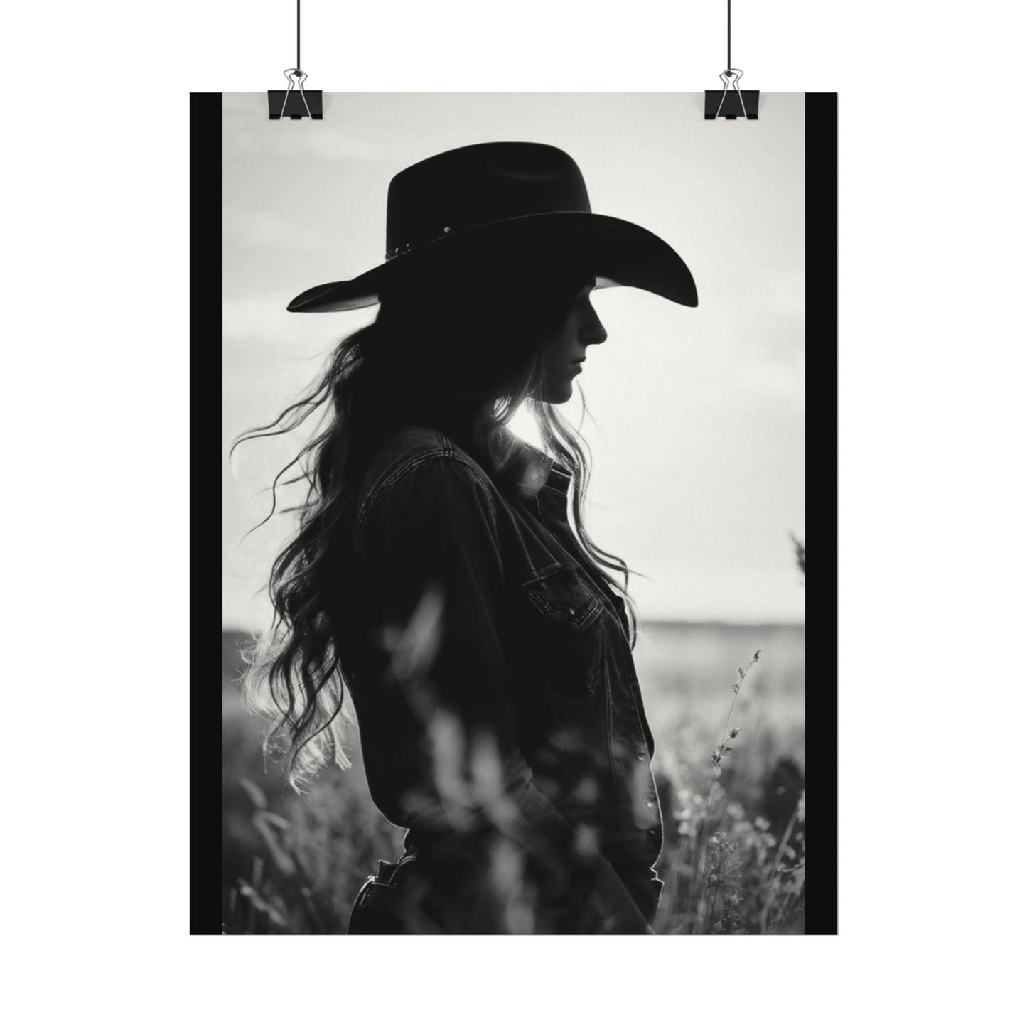 Grace Againest The Grain – Western Textured Watercolor Matte Posters