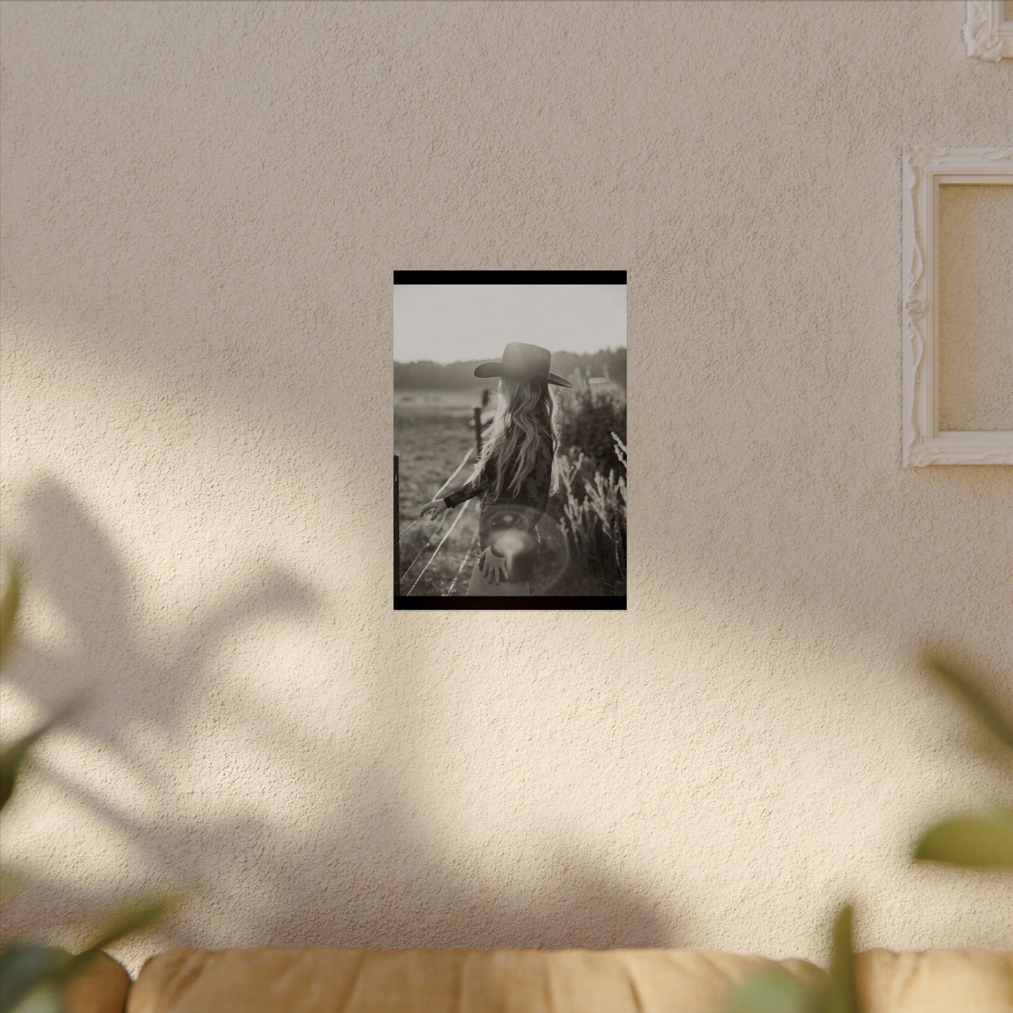 Mornings Gaze– Western Textured Watercolor Matte Posters