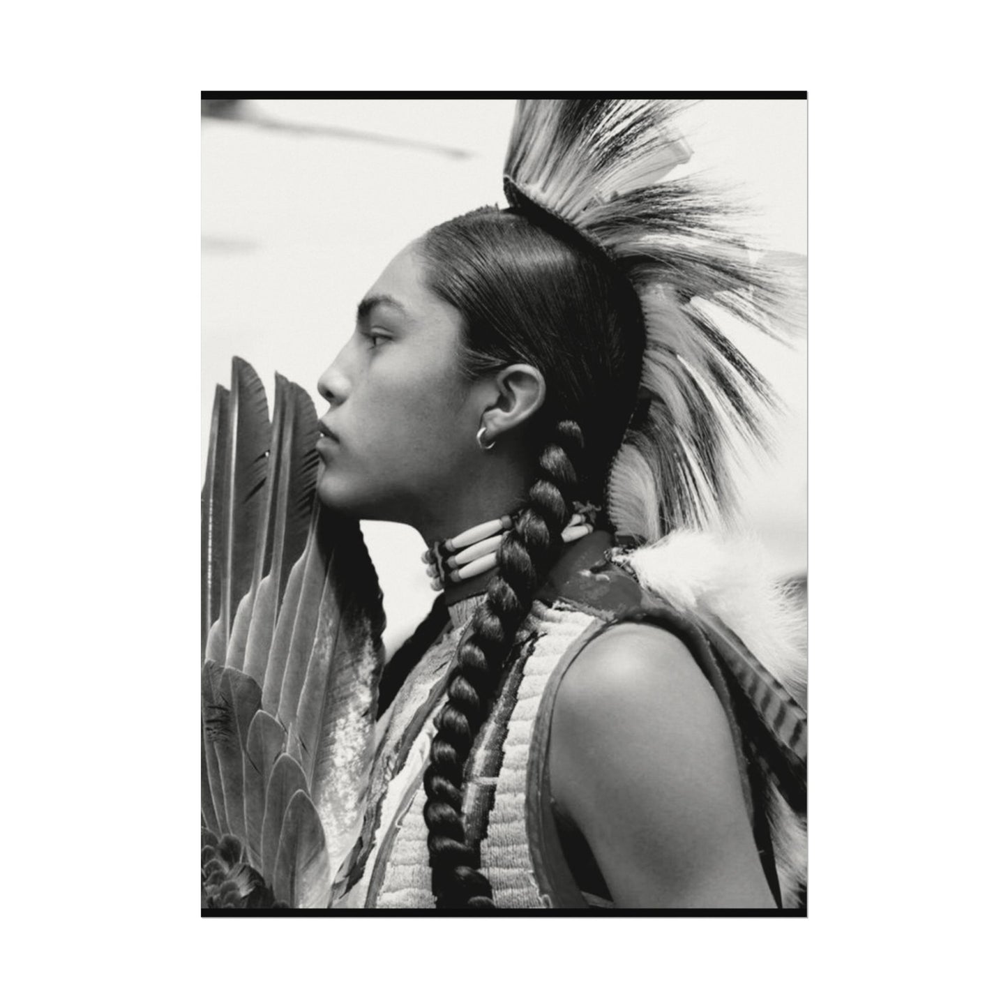 Soar High On Wings Like Eagles – Western Textured Watercolor Matte Posters