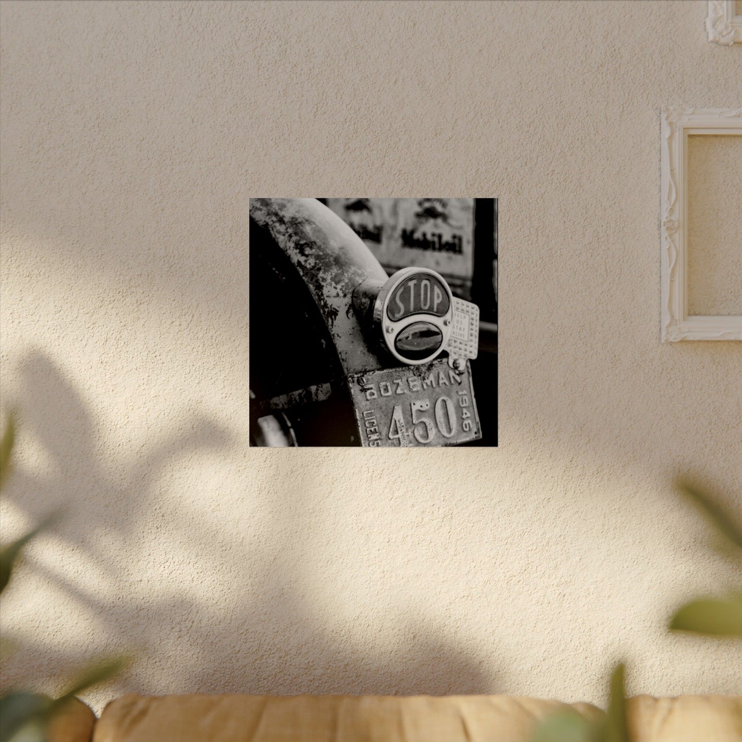 Motor Head Metal – Western Textured Watercolor Matte Posters