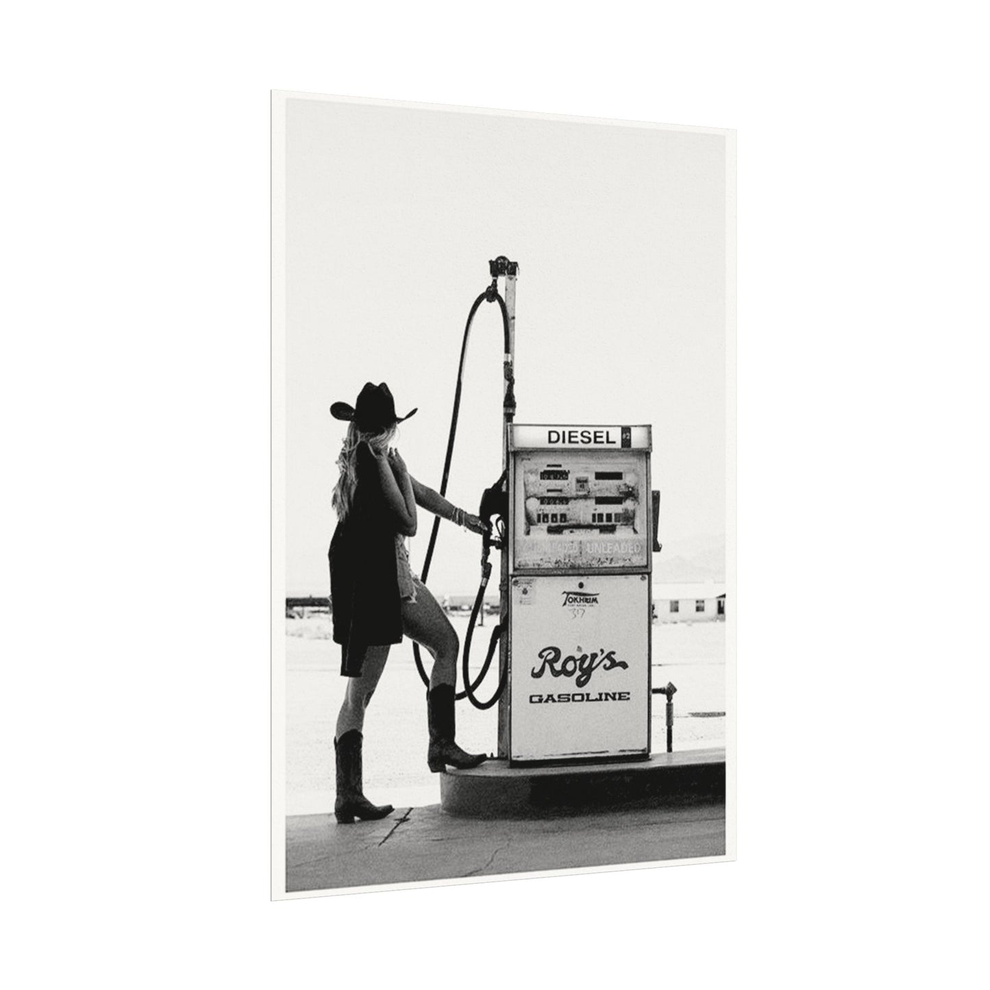 High Noon Fill Up— Western Textured Watercolor Matte Posters
