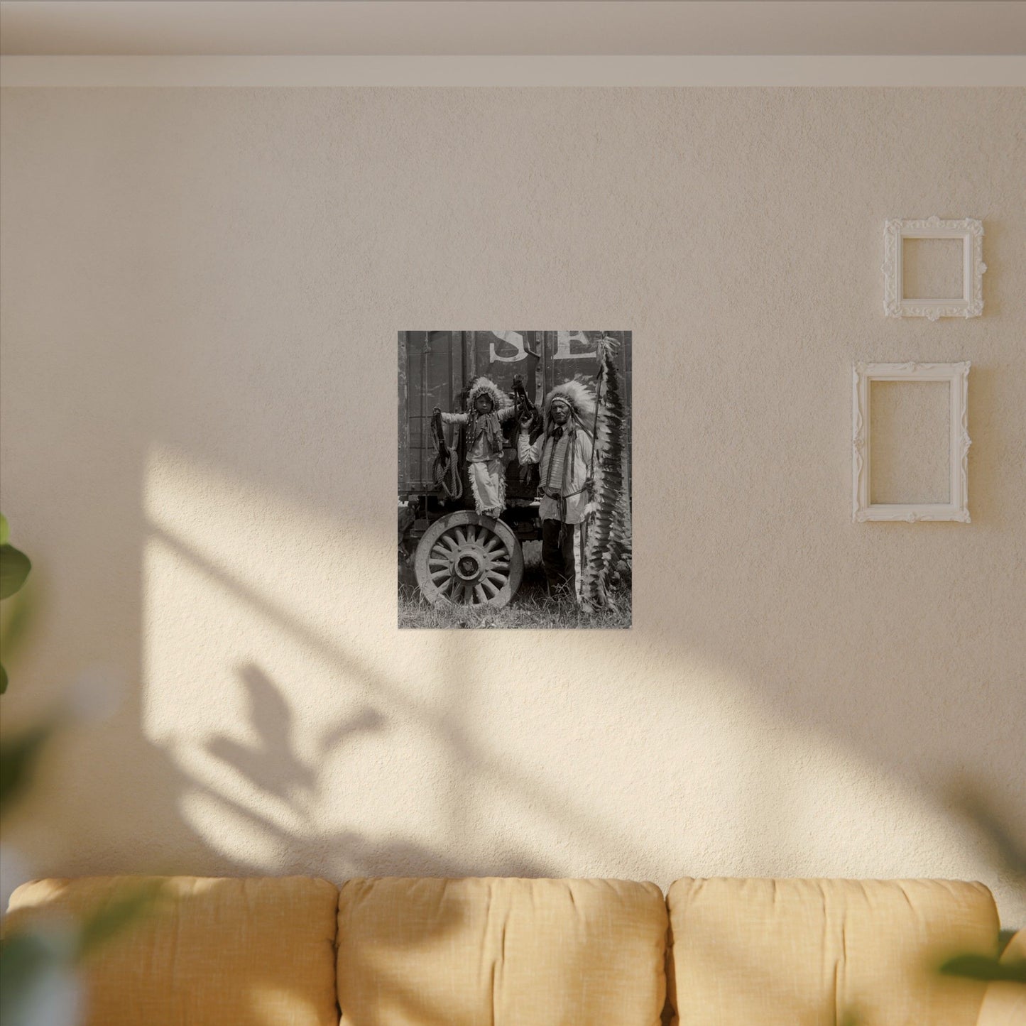 Small Hamds Big Spirit – Western Textured Watercolor Matte Posters