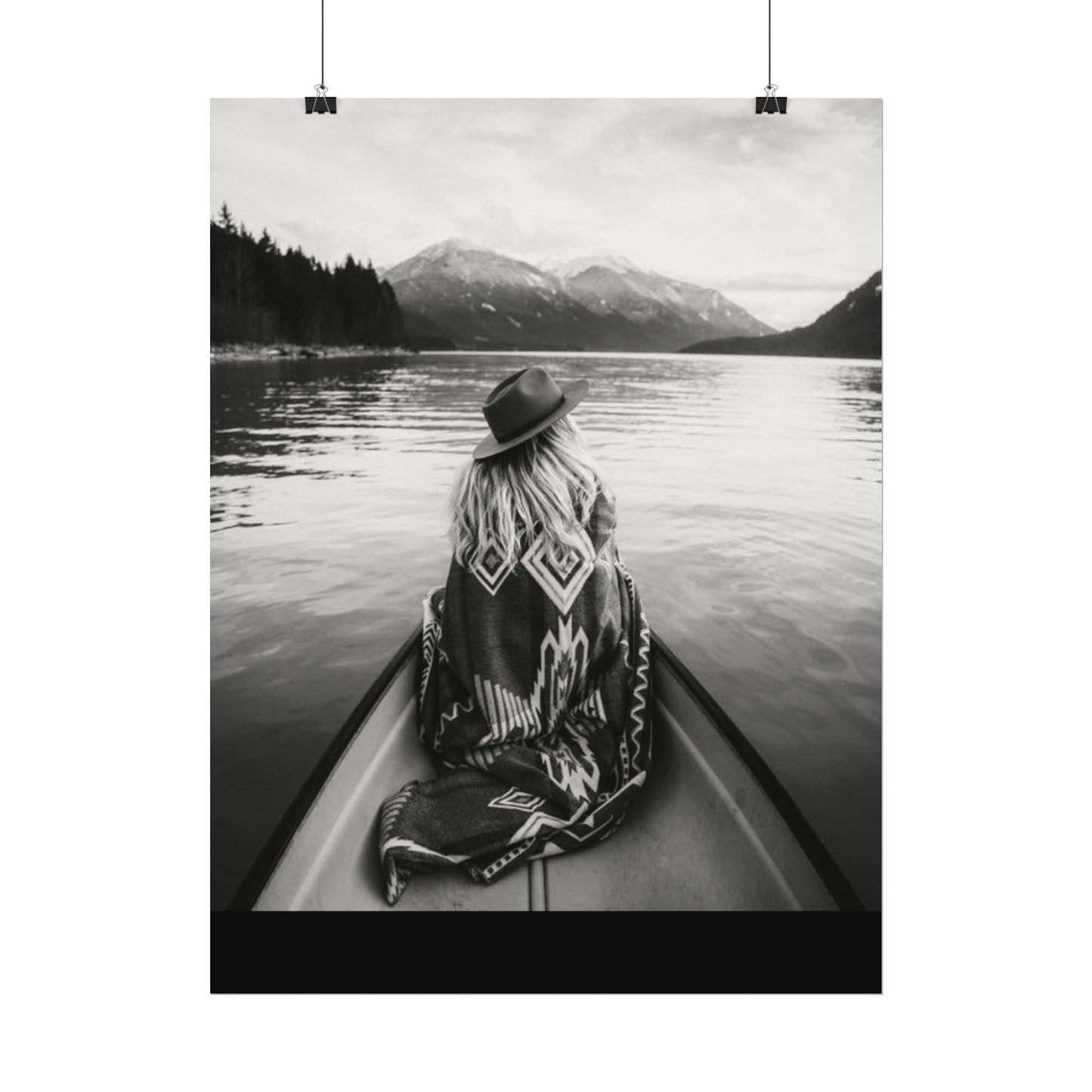 He Leads Me Beside Still Waters – Western Textured Watercolor Matte Posters