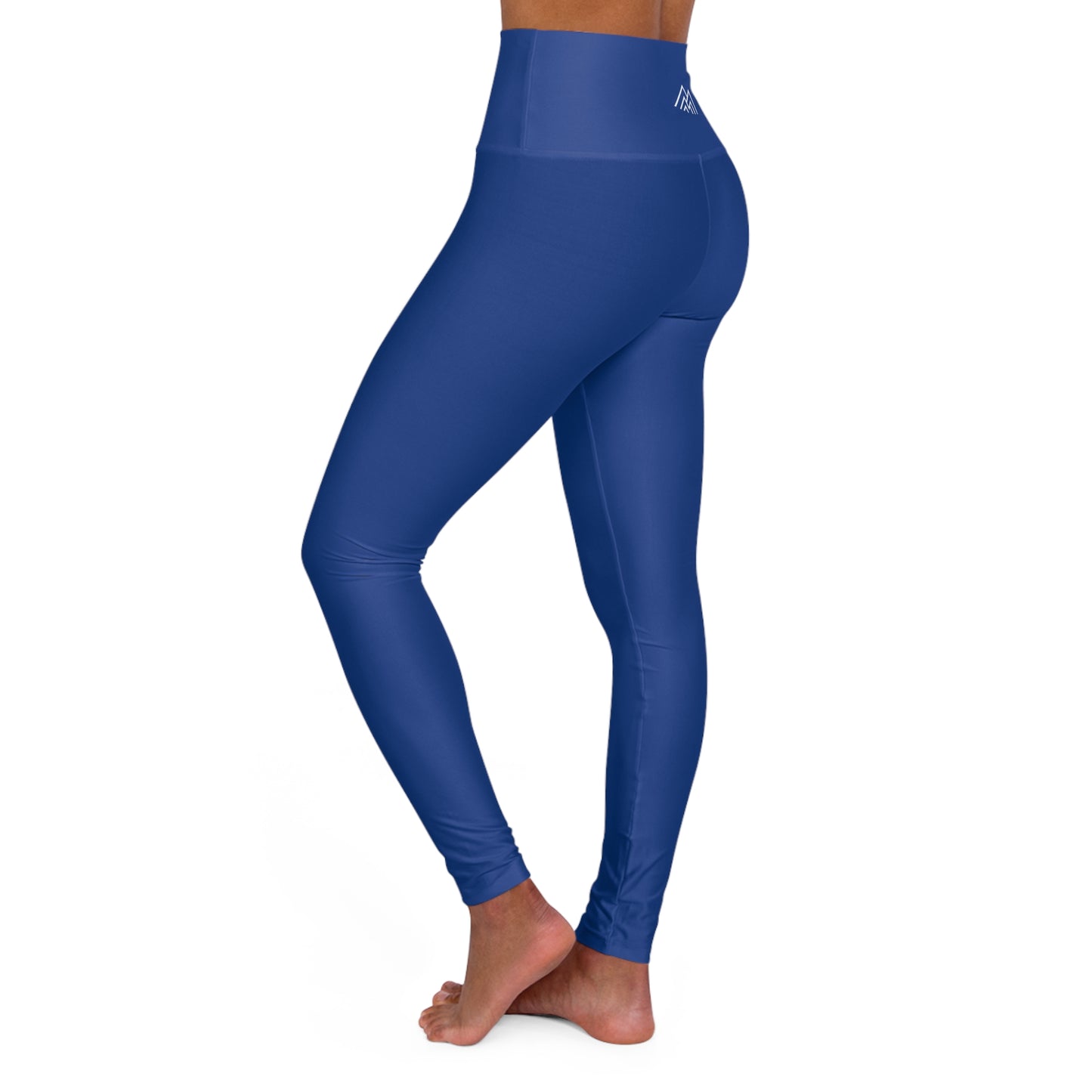 Deep Blue Adventure Awaits High Waisted Yoga Leggings - Purple, Comfortable Activewear, Fitness Pants, Ideal for Gym, Yoga, and Weekend Brunch