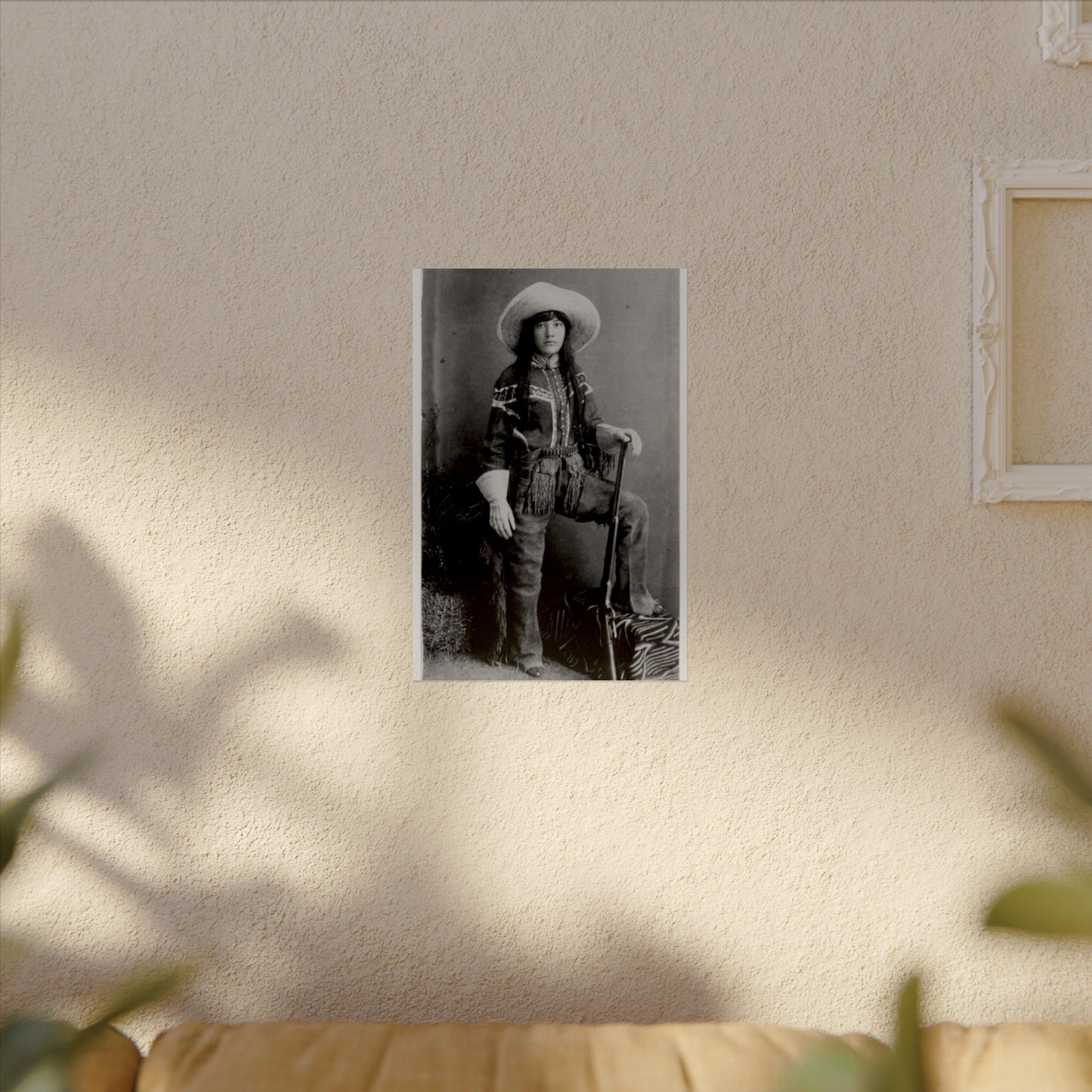 Desert Scout – Western Textured Watercolor Matte Posters