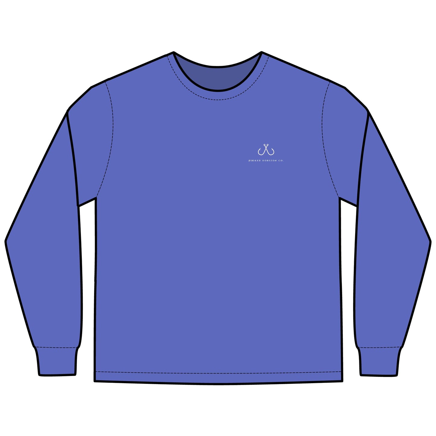 Deep Drift Purple Octopus Unisex Long Sleeve T-Shirt, Ocean Lovers Gift, Casual Wear, Summer Vacation Tee, Beach Bonfire Apparel, Comfortable Everyday Top