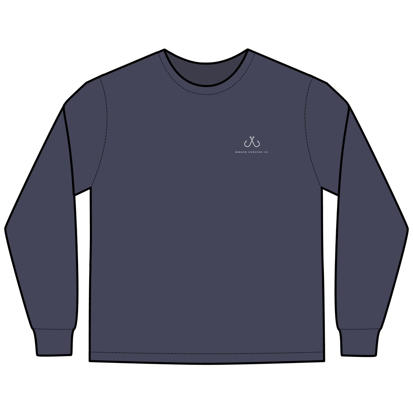 Deep Drift Purple Octopus Unisex Long Sleeve T-Shirt, Ocean Lovers Gift, Casual Wear, Summer Vacation Tee, Beach Bonfire Apparel, Comfortable Everyday Top