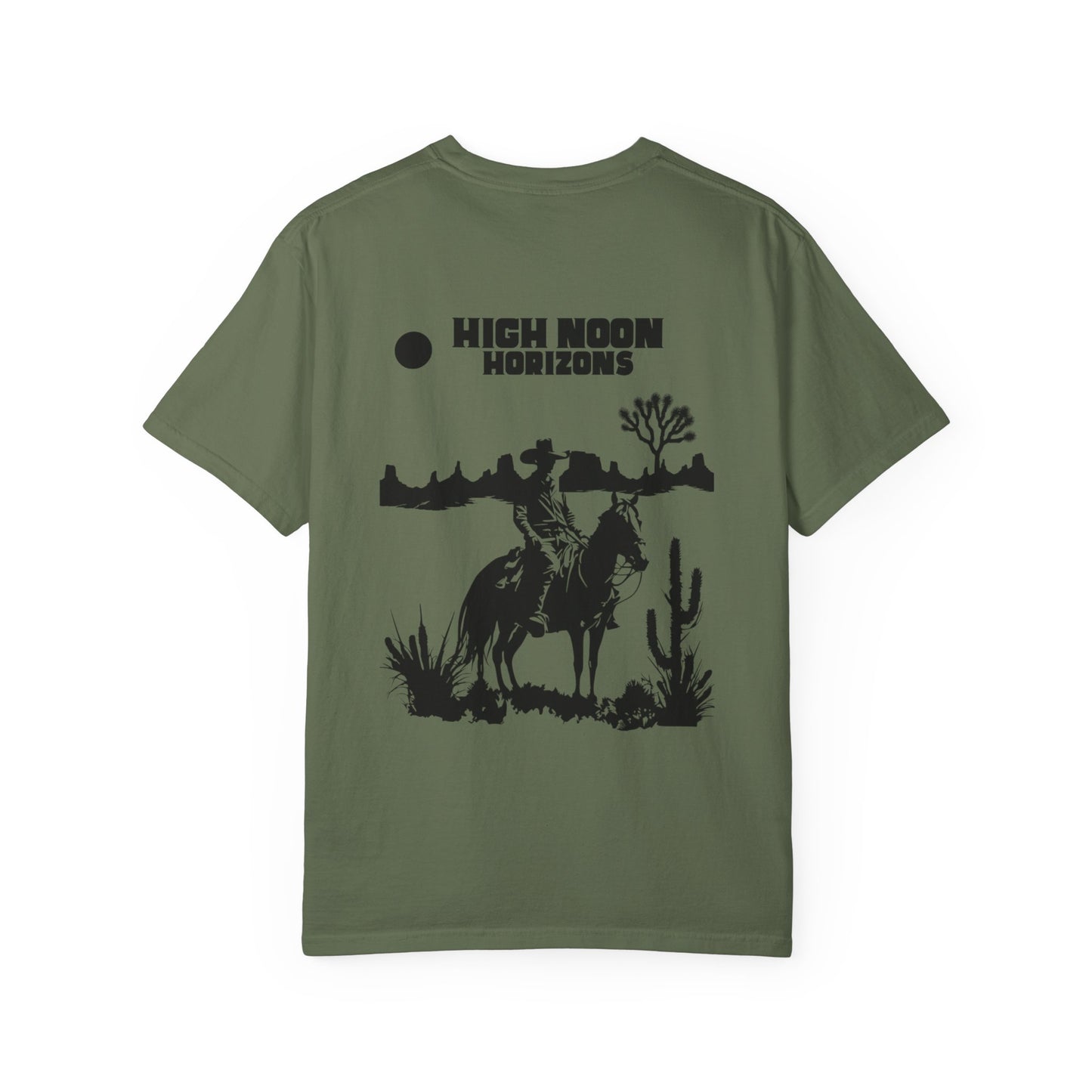High Noon Horizons Mountain T-Shirt - Western Gift, Nature Lover Tee, Unisex Cotton Shirt