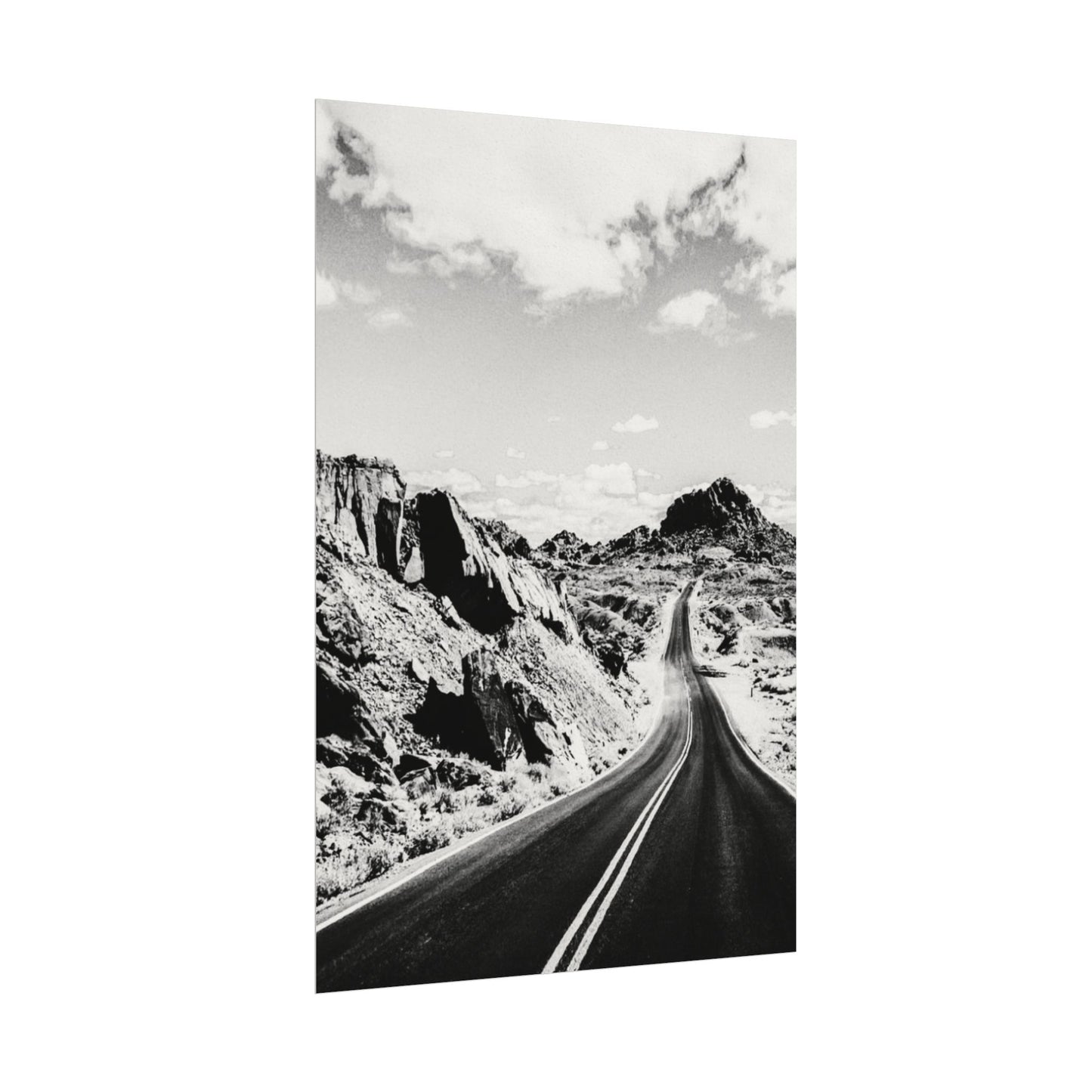 Adventure Awaits On The Open Road Textured Watercolor Matte Posters