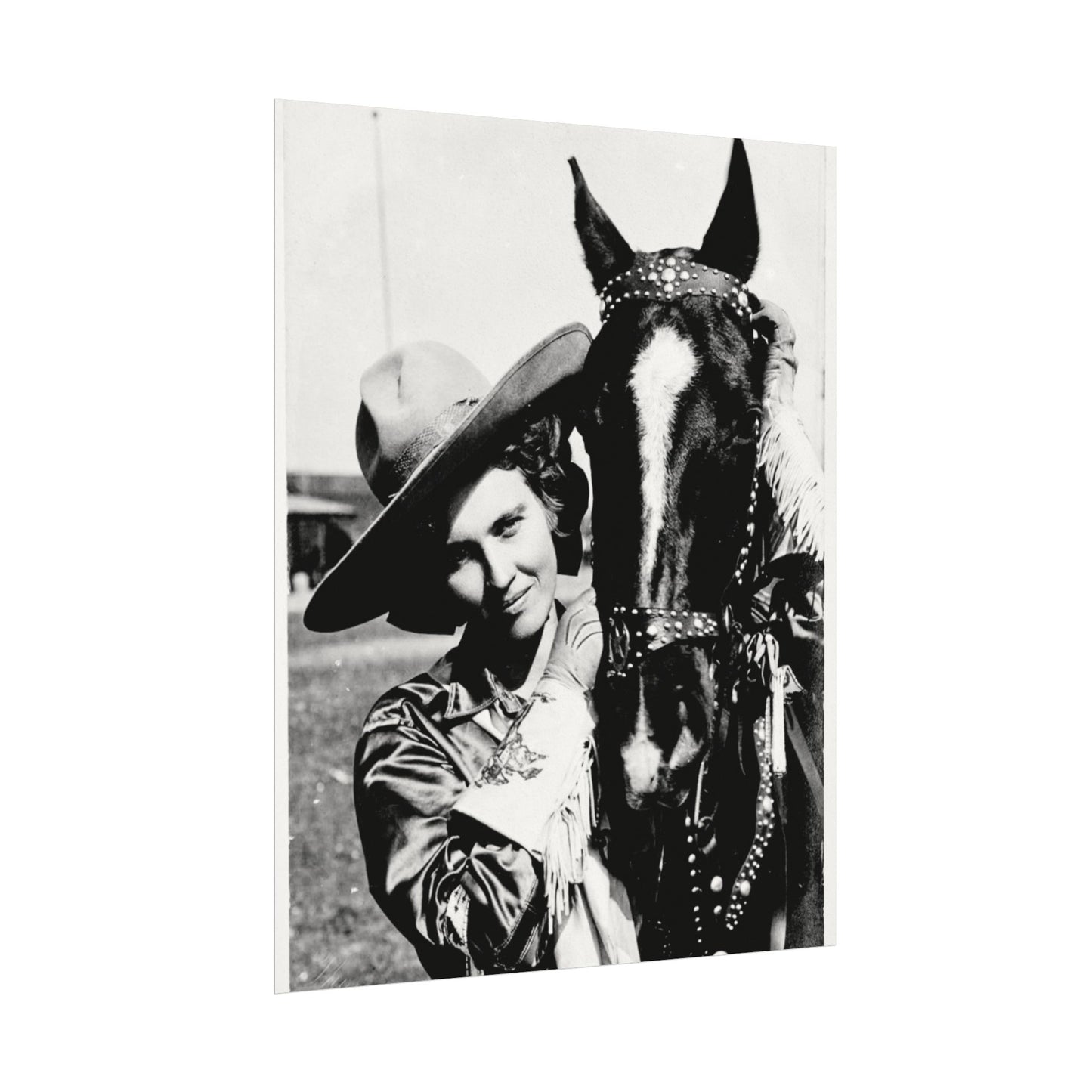 Steadfast Devotion – Western Textured Watercolor Matte Posters