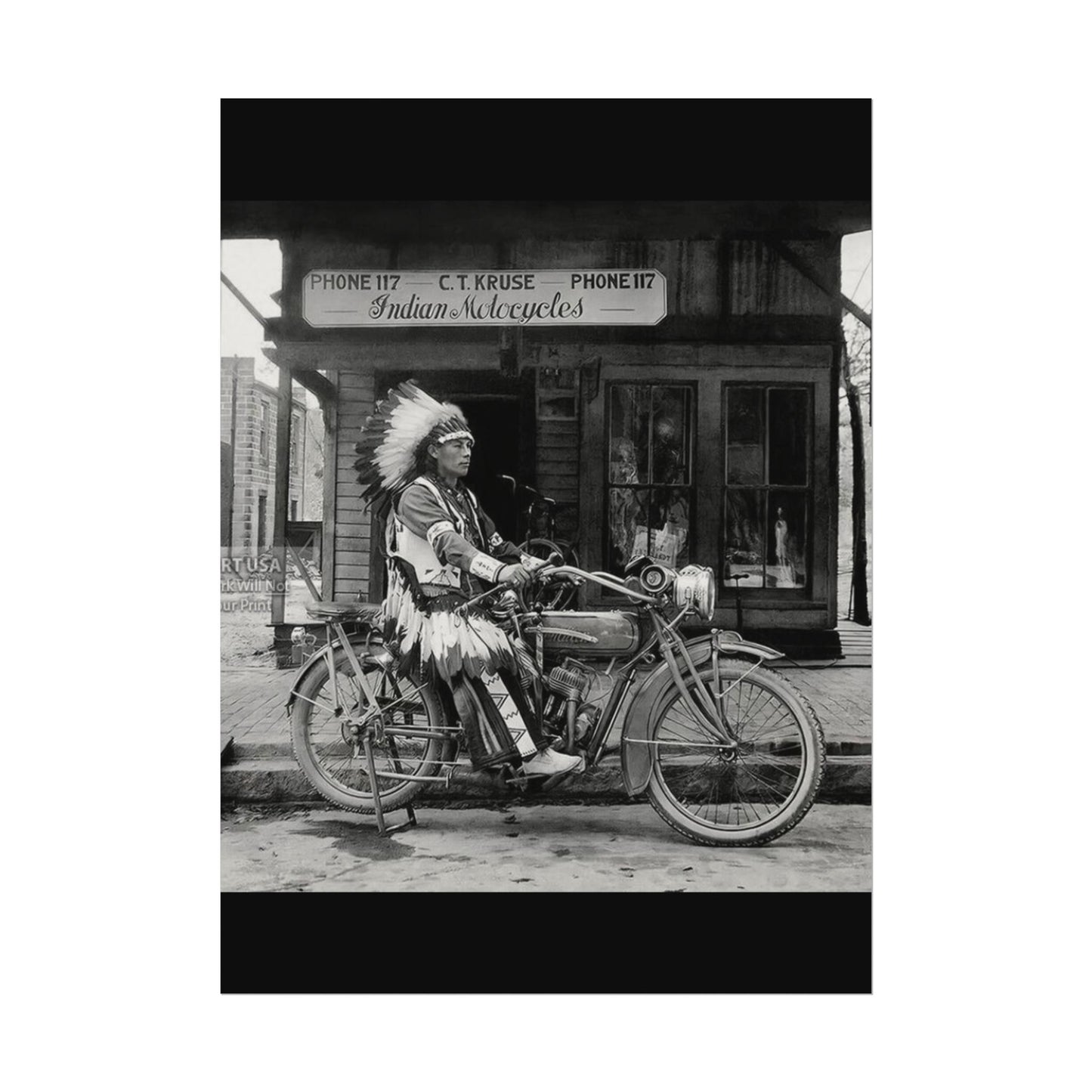 Metal Horse – Western Textured Watercolor Matte Posters