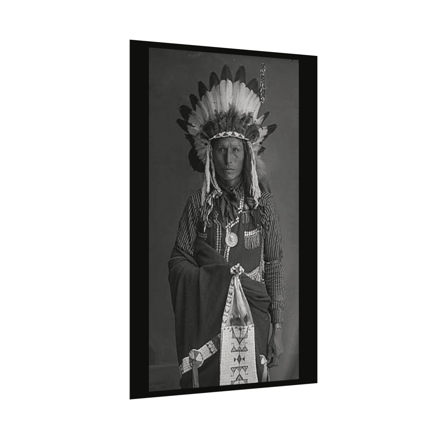 Still As The Wind Remembers – Western Textured Watercolor Matte Posters