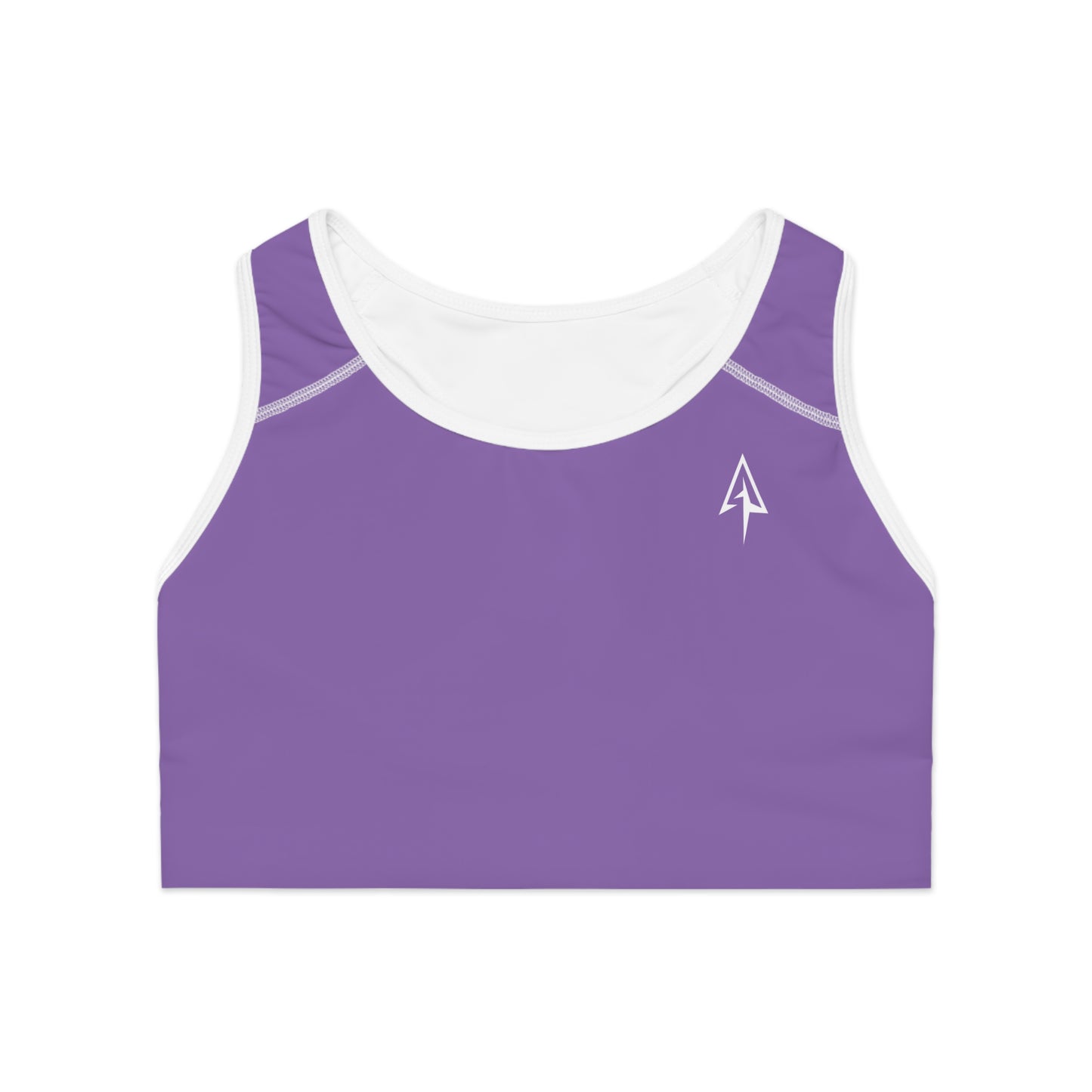 Arrow Ridge Light Purple Stylish Sports Bra for Active Women, Workout Top, Gym Essential, Fitness Apparel, Athleisure Wear, Yoga Gear