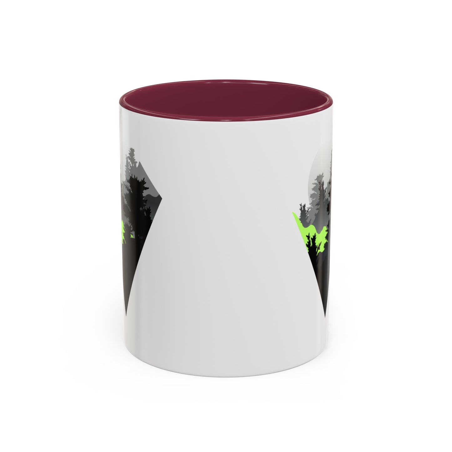 Sleek Forest Mug: Nature-Inspired Coffee Cup, Perfect for Outdoor Lovers, Gift for Nature Enthusiasts, Eco-Friendly Present